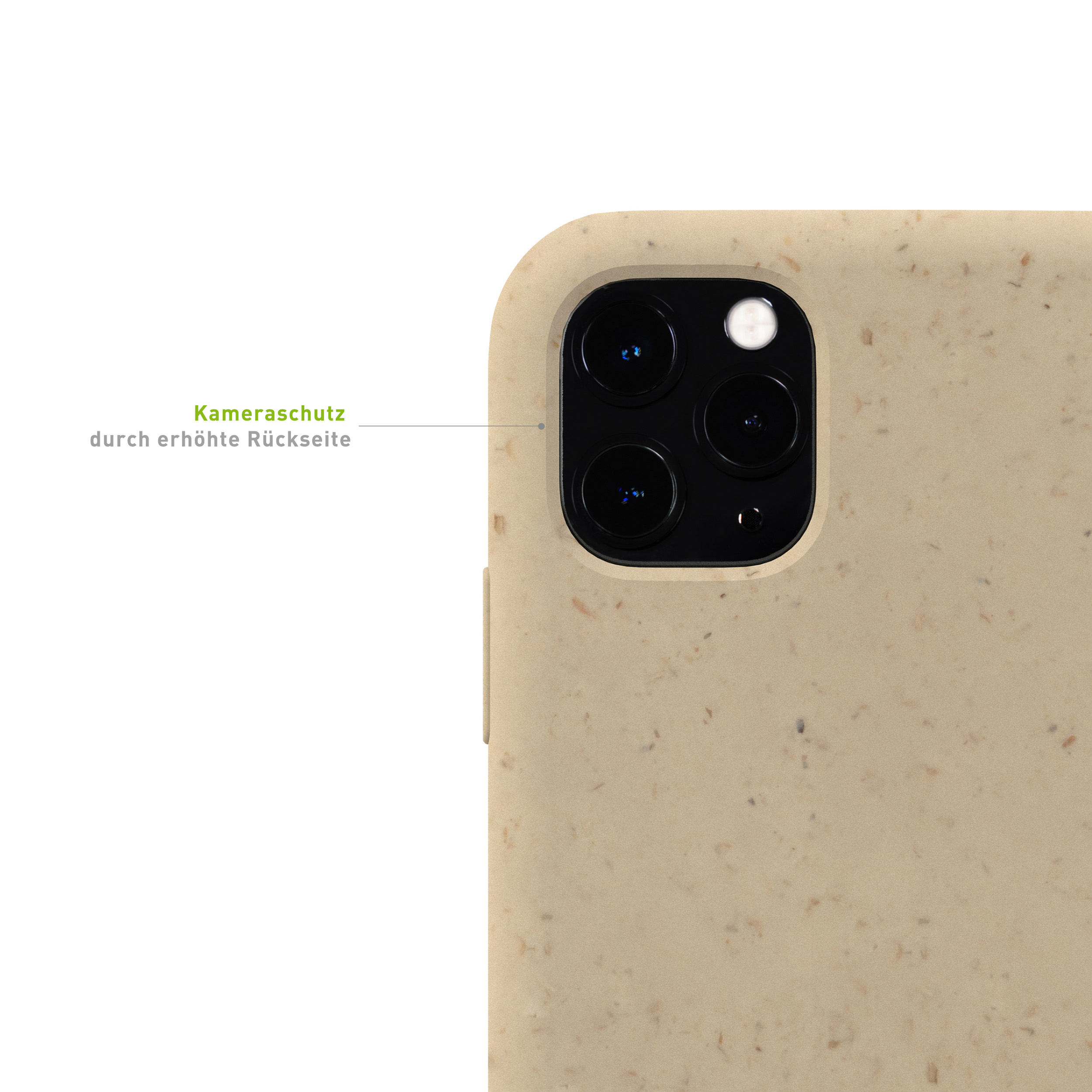 Beige, Pro, iPhone 11 für iPhone Schutzhülle KMP beige 11 Apple, Backcover, Pro Biologisch-abbaubare