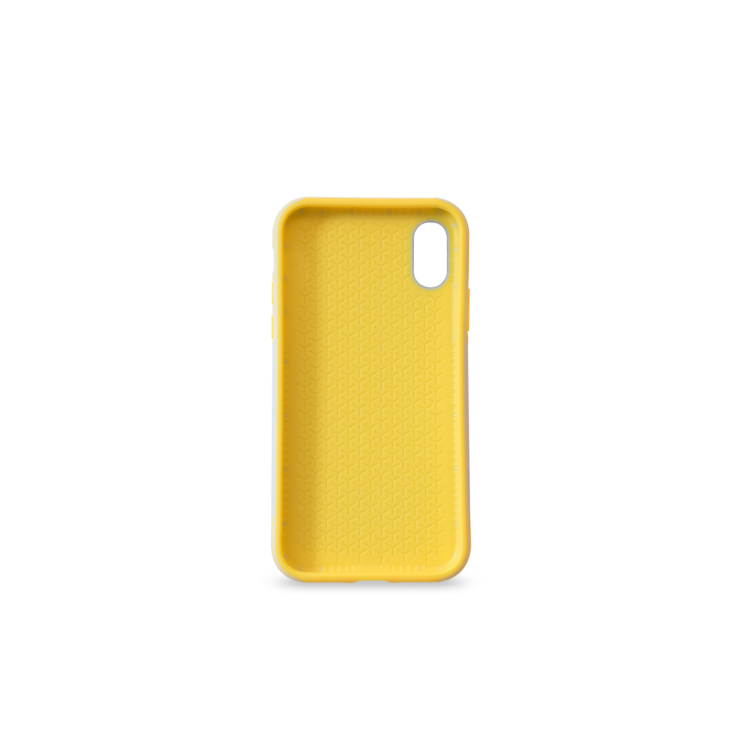 KMP Schutzhülle X, Sporty / yellow X IPhone Gray/Yellow, Apple, iPhone gray Passion für Backcover, passion