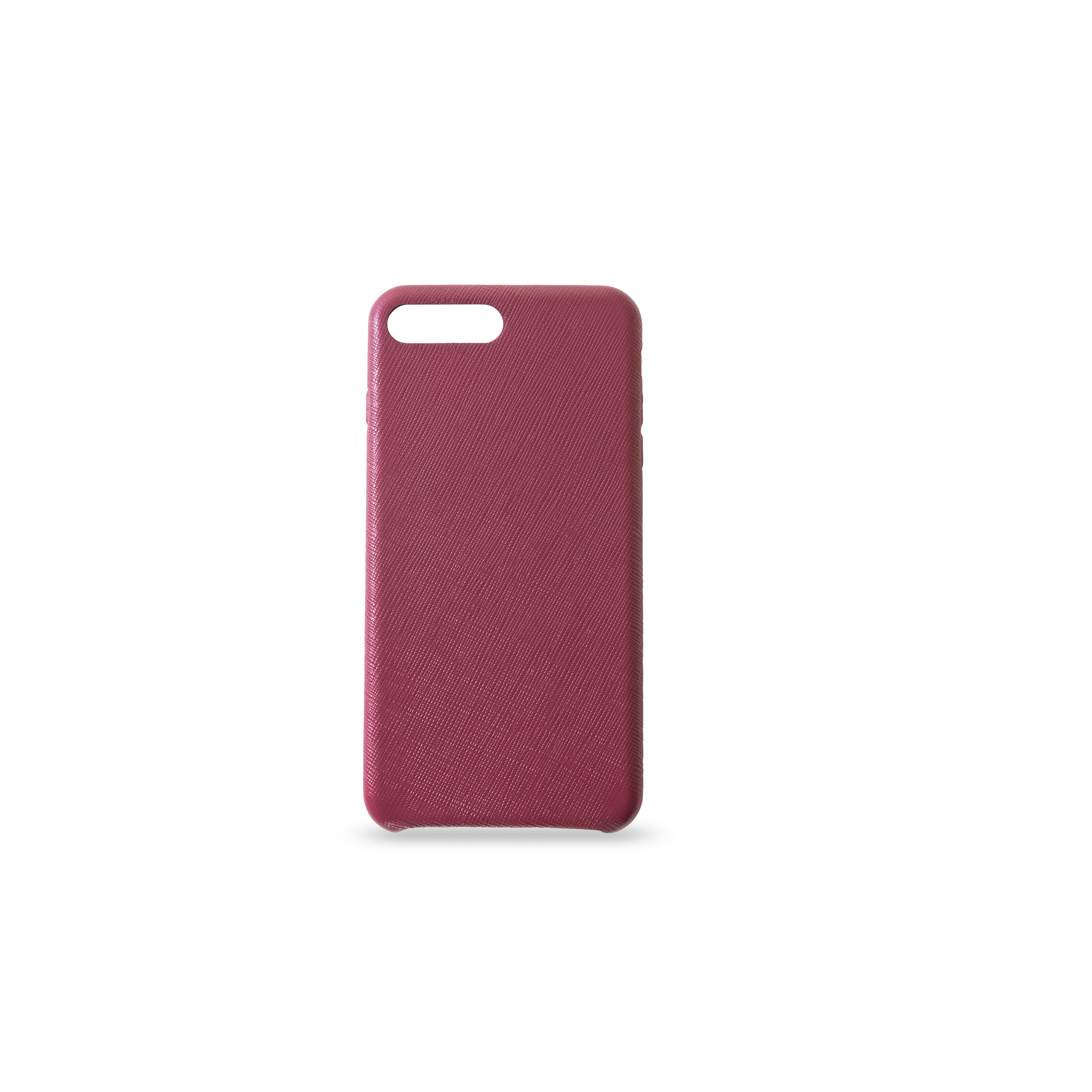 KMP Echtleder iPhone Backcover, für 8 red iPhone Red, Schutzhülle Bordeaux Plus, 8 bordeaux Plus Apple