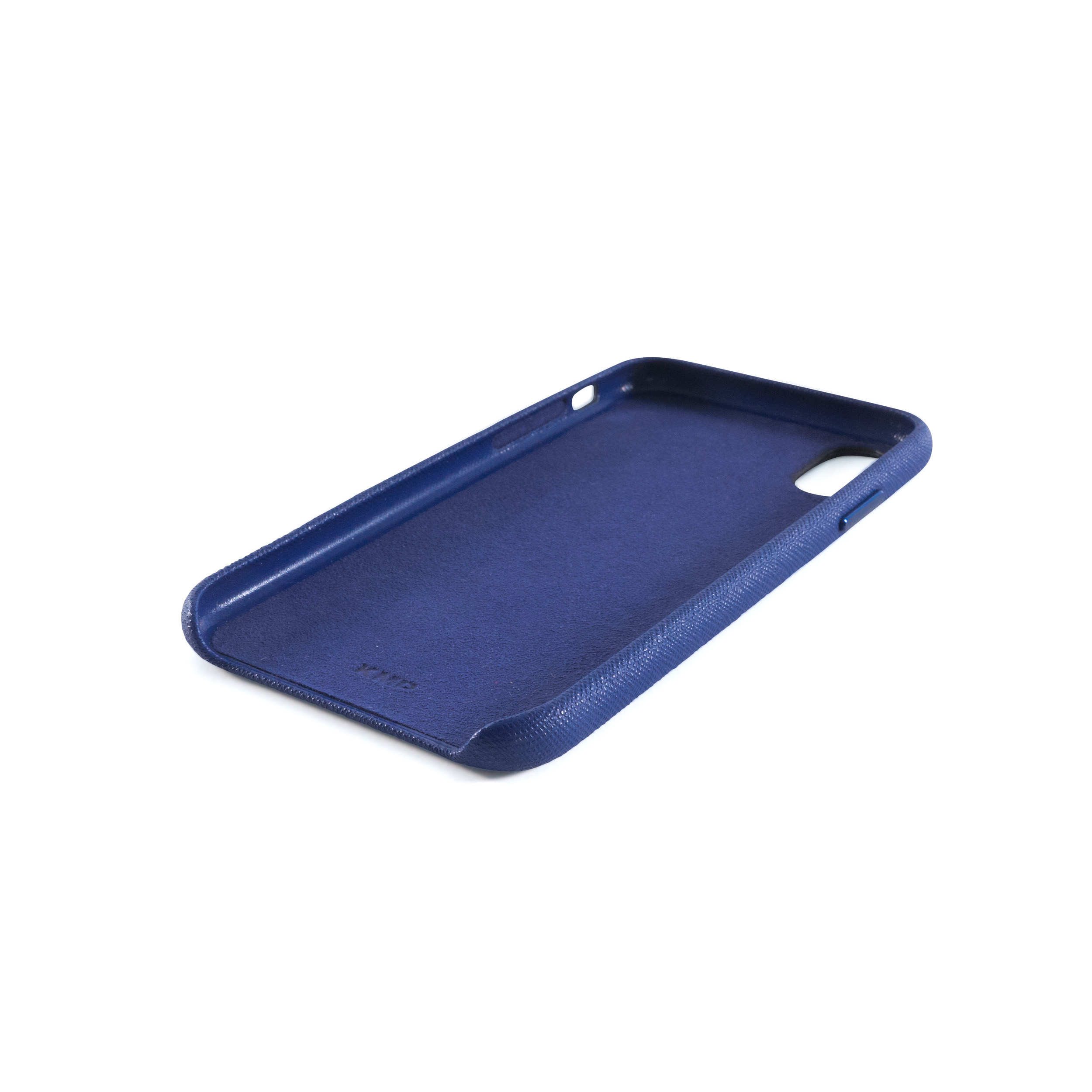 KMP iPhone Sargasso Vegane blue für sargasso Max, Leder Blue, Full Cover, iPhone XS Apple, XS Max Schutzhülle