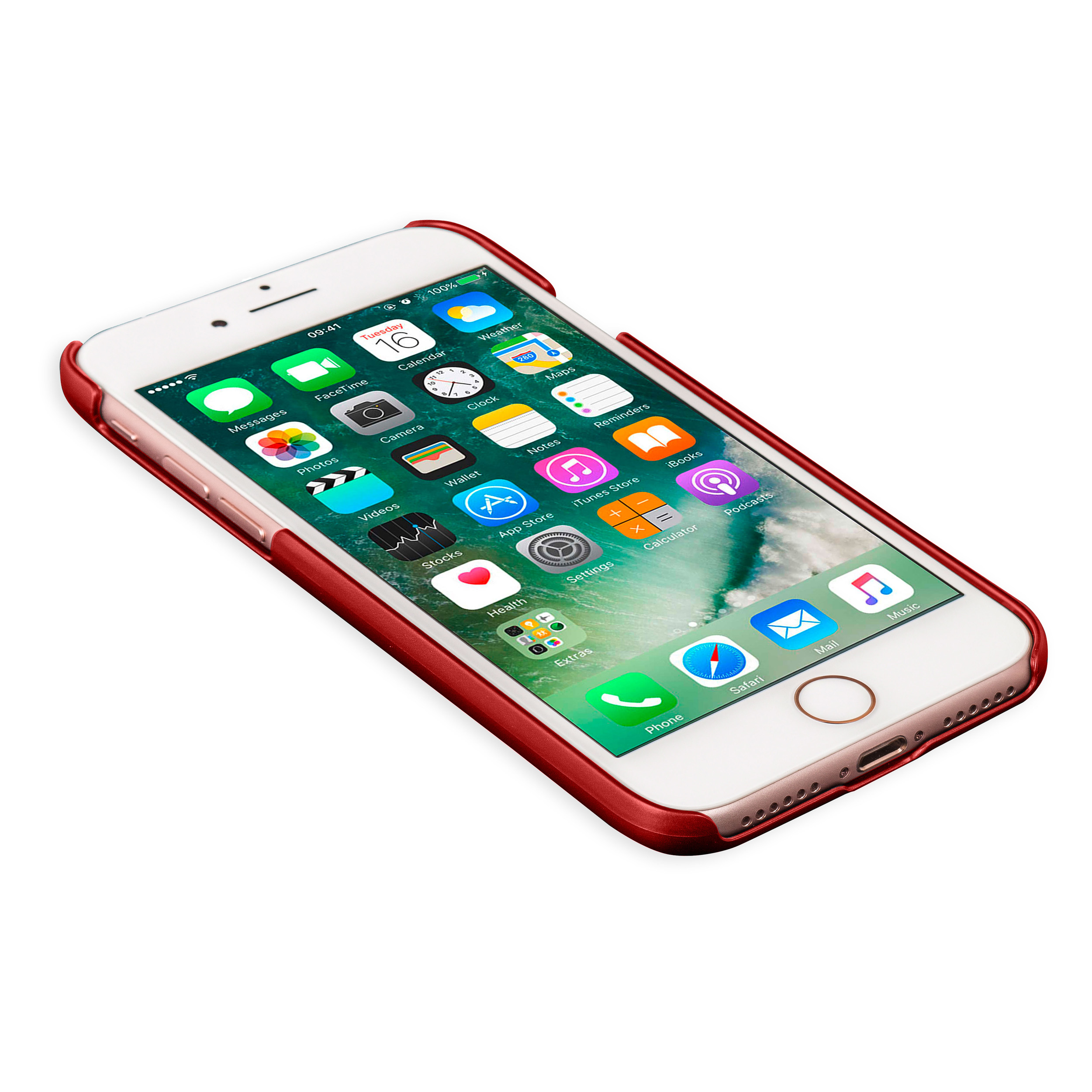 red Plus 7 7 Apple, iPhone Plus, KMP Backcover, für Red, iPhone Schutzhülle