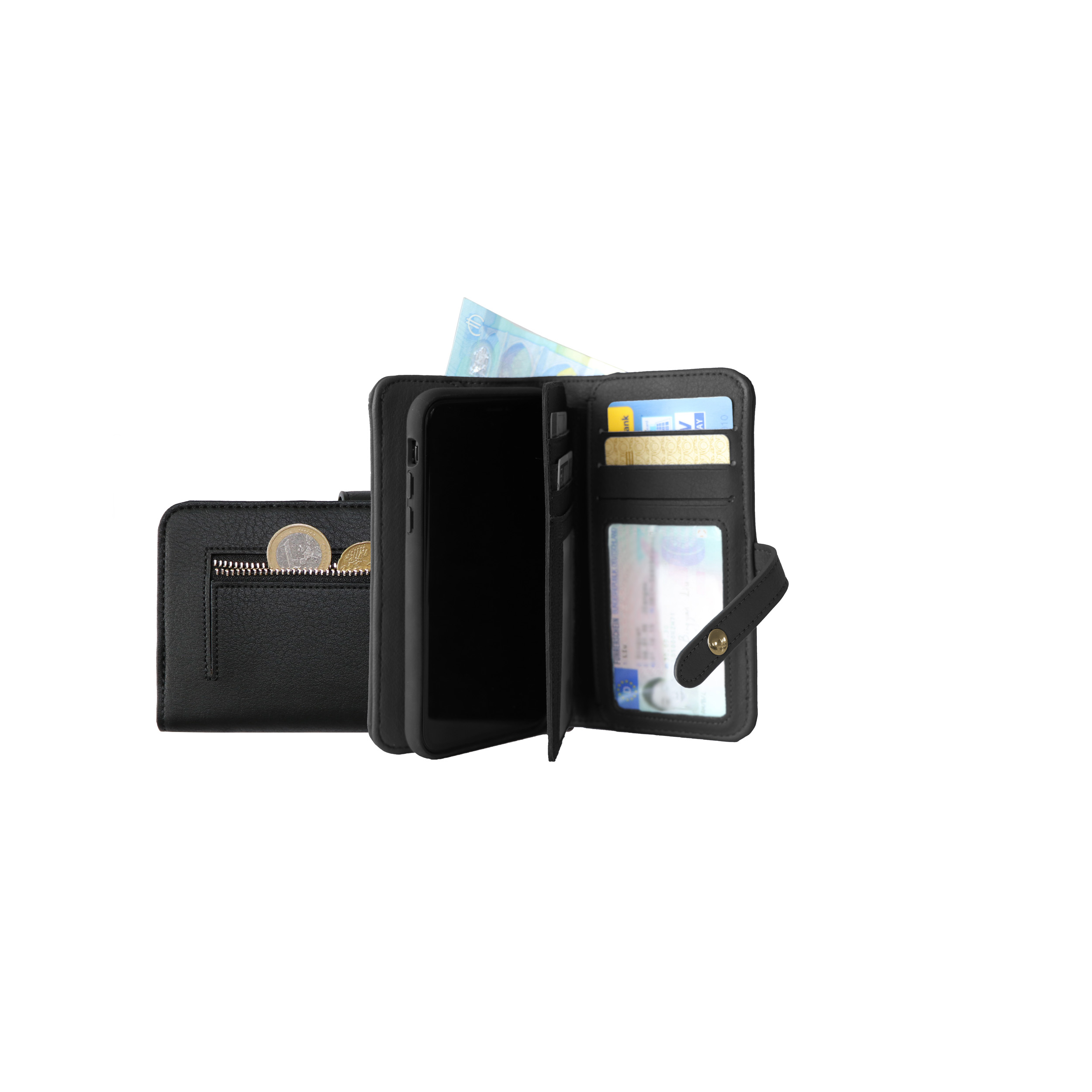 KMP Portemonnaie black Schutzhülle für Apple, panther XS, Cover, iPhone X Black Panther, XS, Full X, IPhone