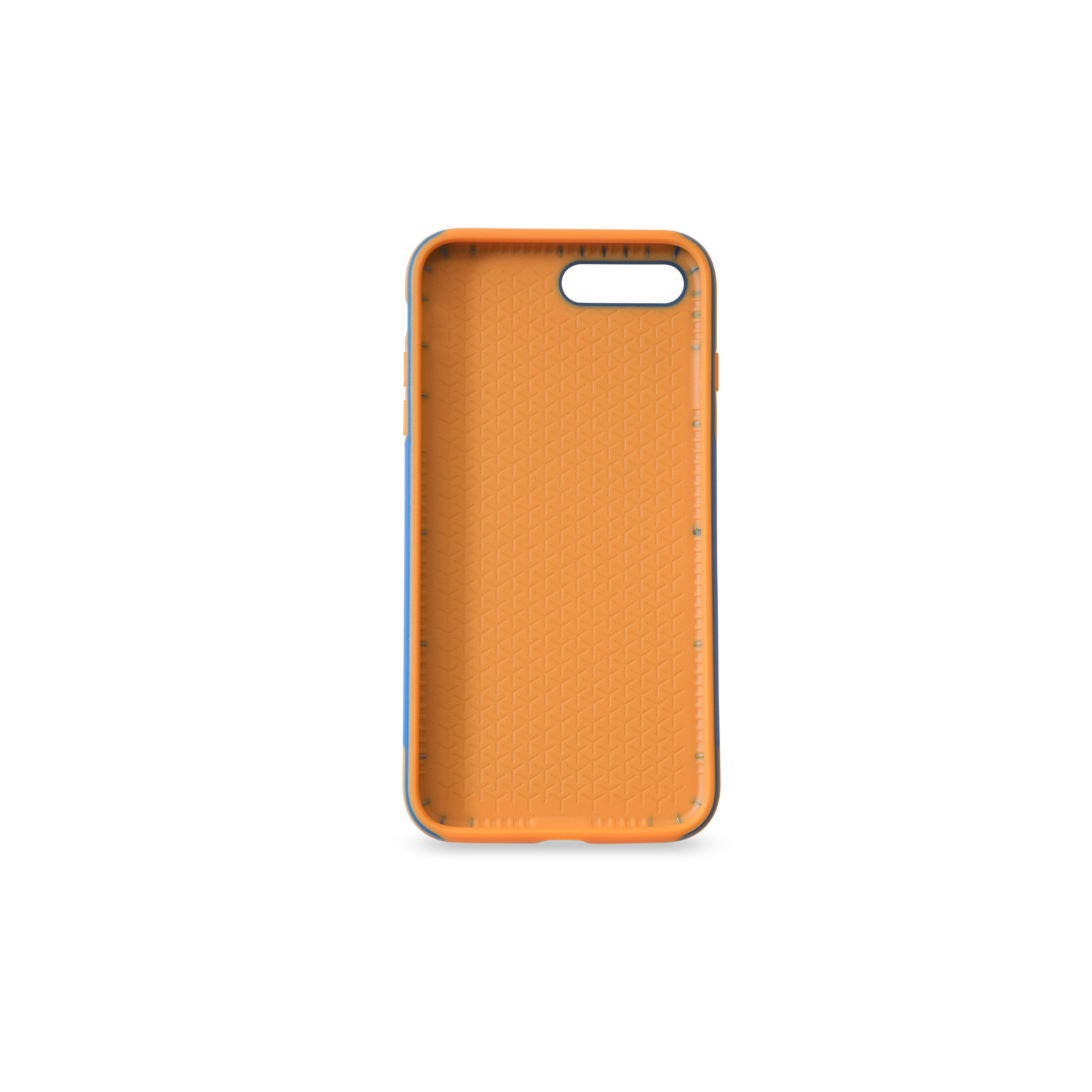 orange blue vivid Schutzhülle Plus Sporty / Apple, KMP 8 iPhone für iPhone 8 Backcover, Blue/Orange, Plus,