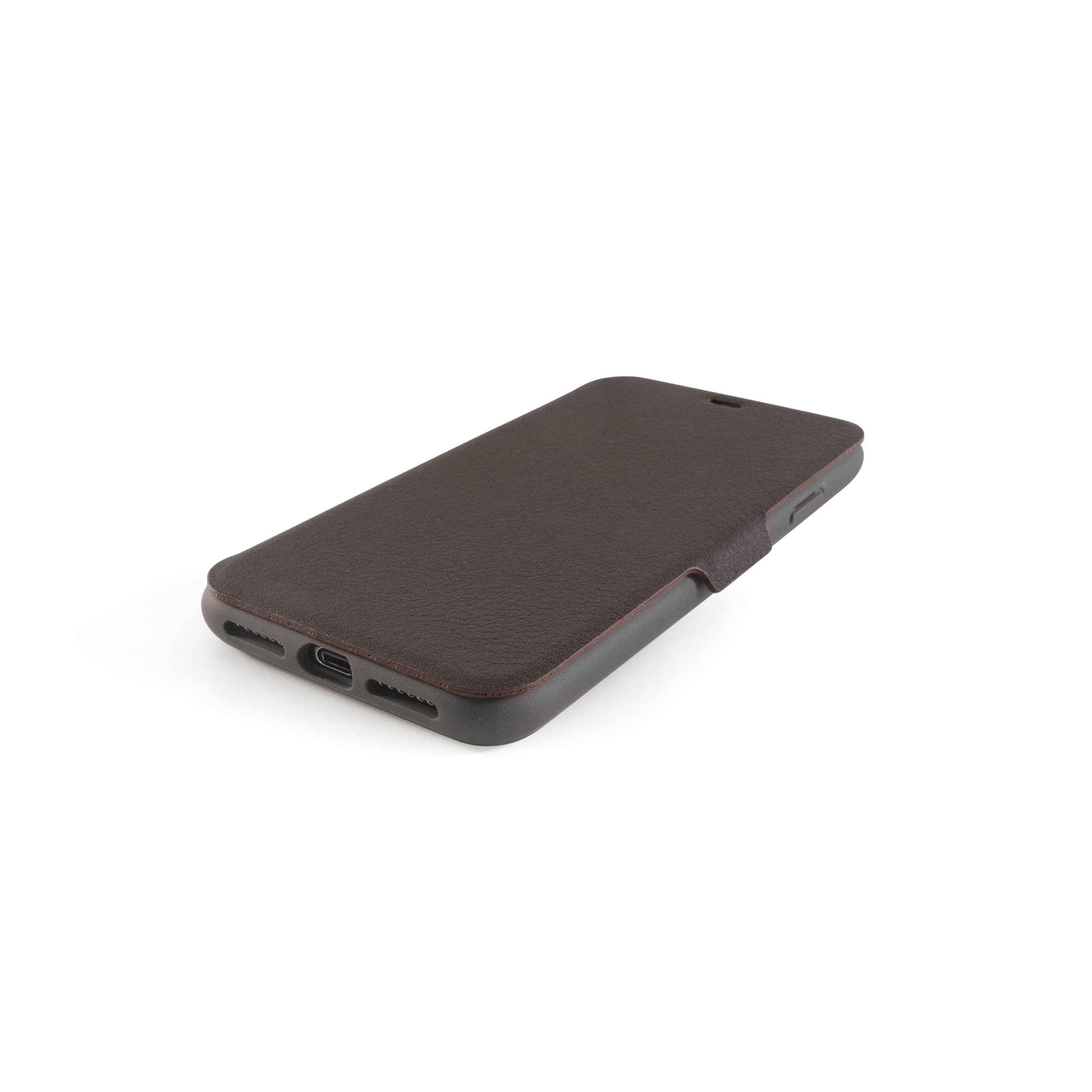 Choco iPhone XR, XR IPhone Apple, brown KMP für Full Bookcase choco Cover, Brown,