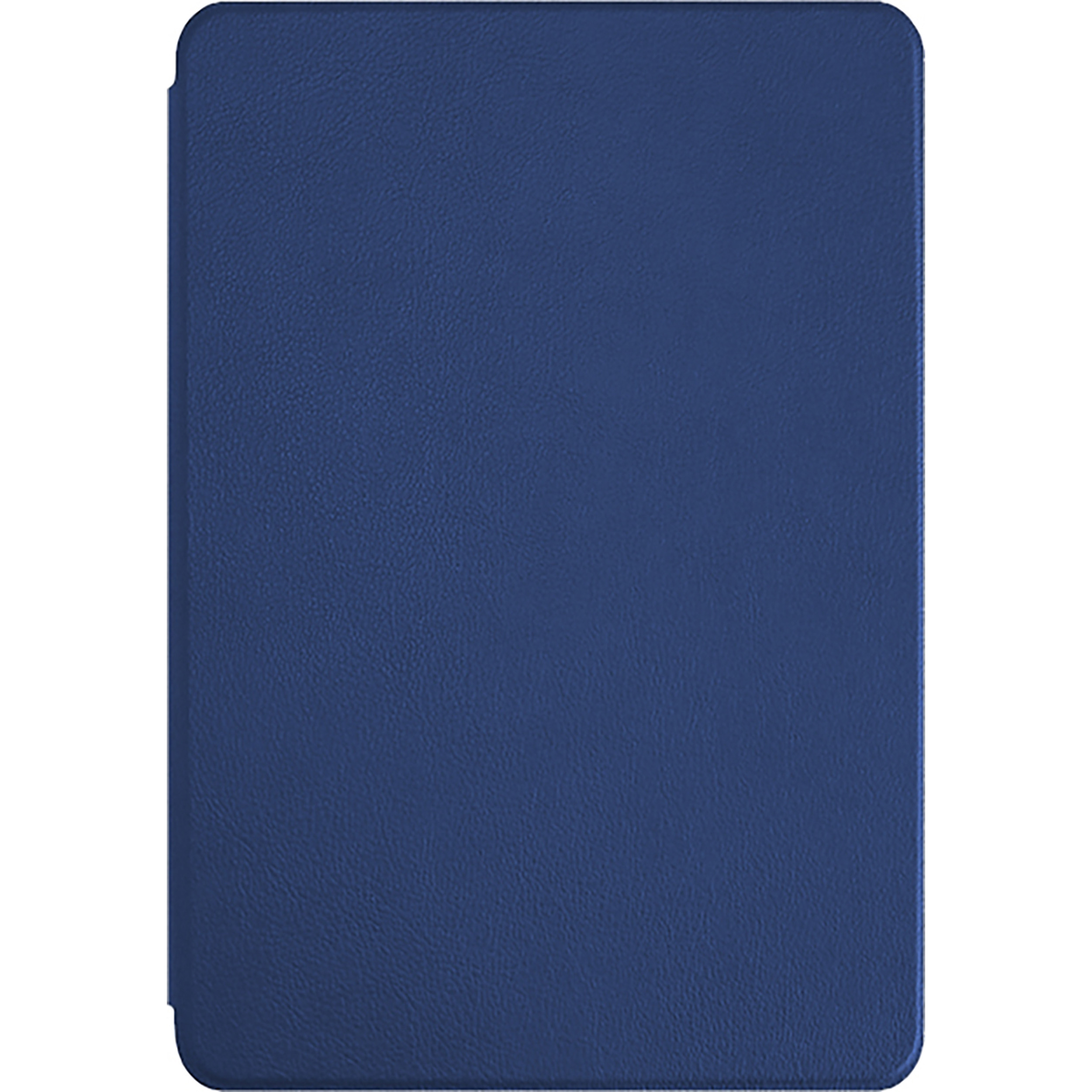 Eine blaue Tablethülle.