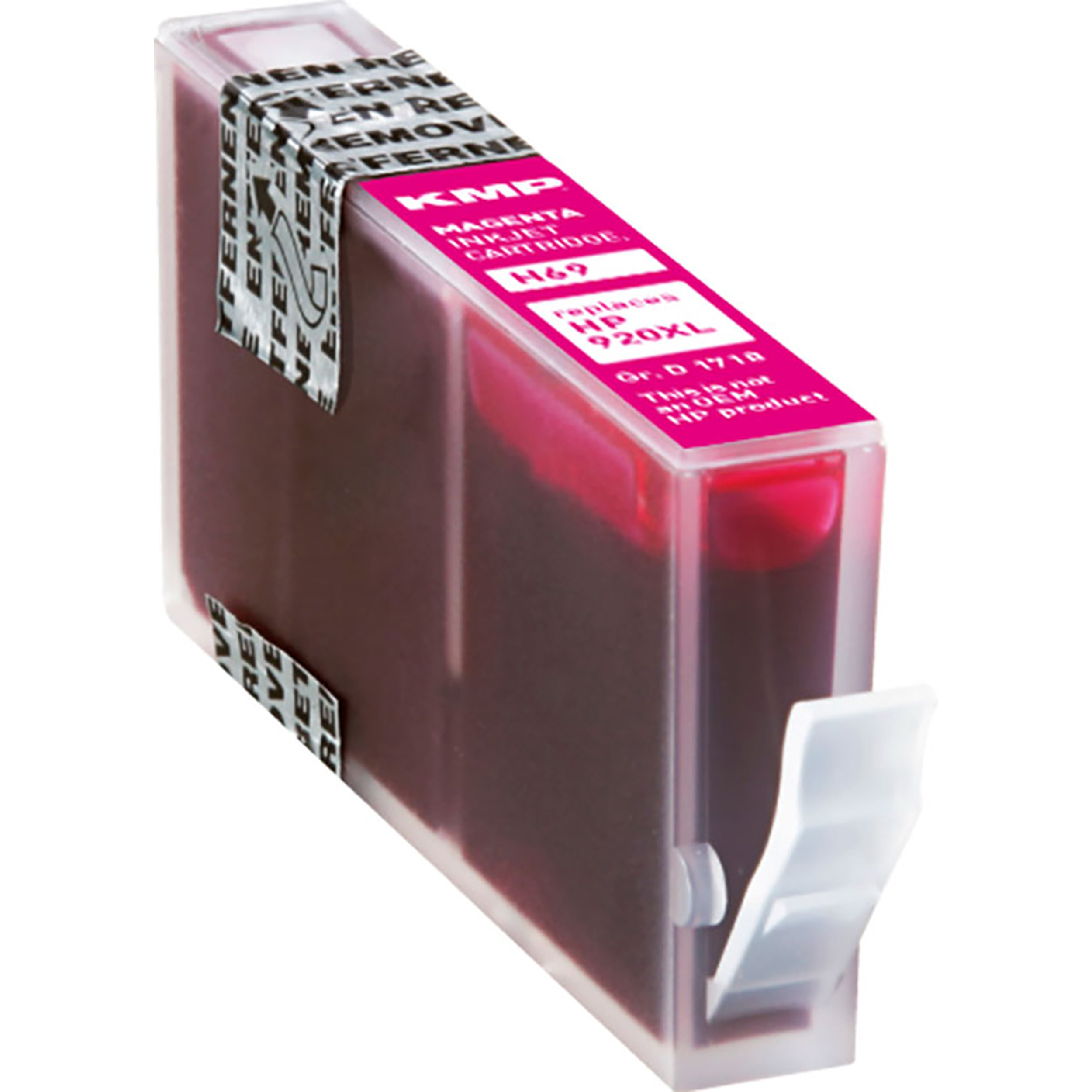 Tintenpatrone Magenta (CD973AE) Ink magenta für Cartridge HP 920XL (CD973AE) KMP