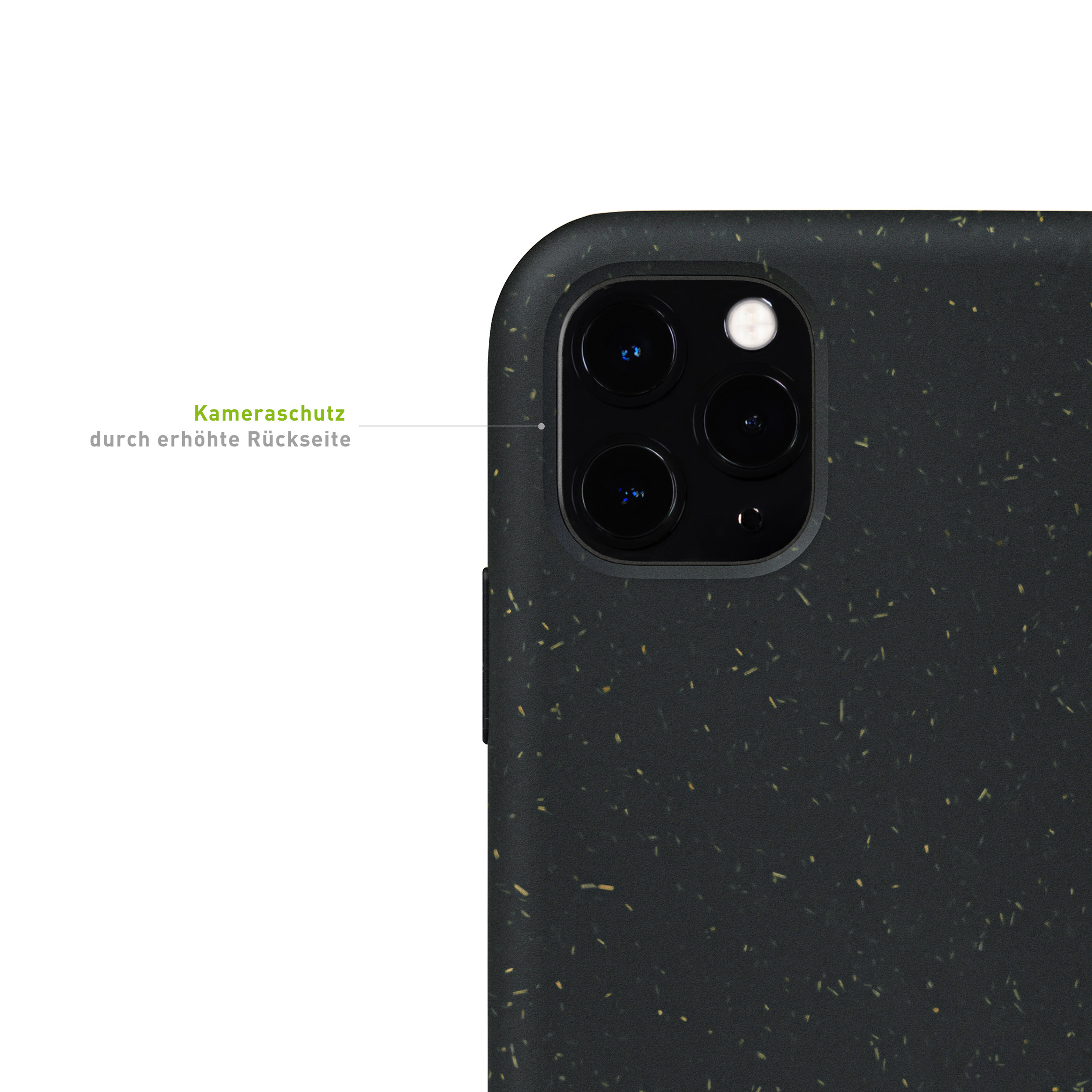 KMP Biologisch-abbaubare für 11 Pro iPhone iPhone Black, Backcover, 11 Pro, Schutzhülle Apple, black