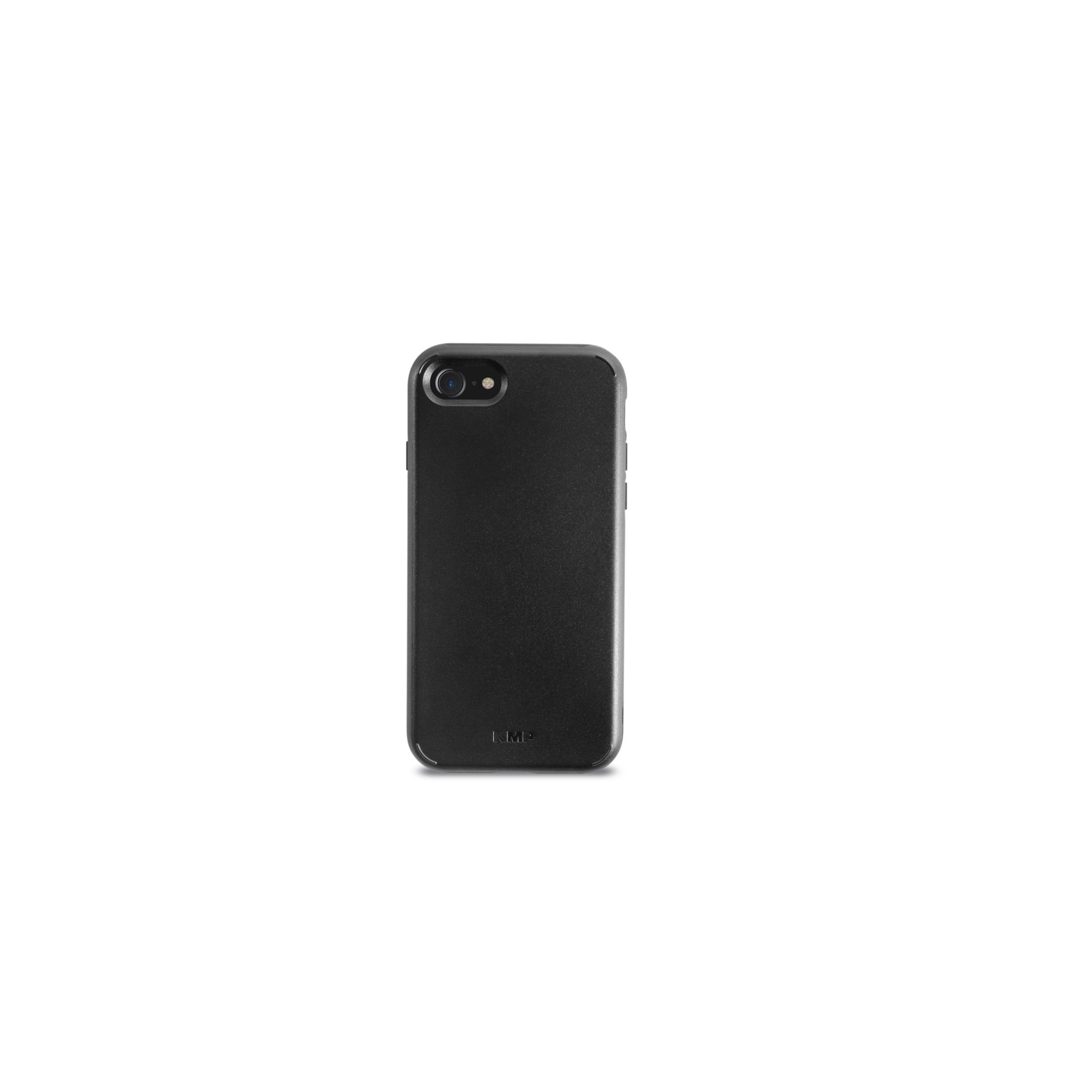 KMP Sporty Schutzhülle iPhone (2020), Apple, Stone, SE2 (2022), 8, 7, black 6/7/8, Full für 6, stone IPhone SE3 SE2/SE3 Black Cover