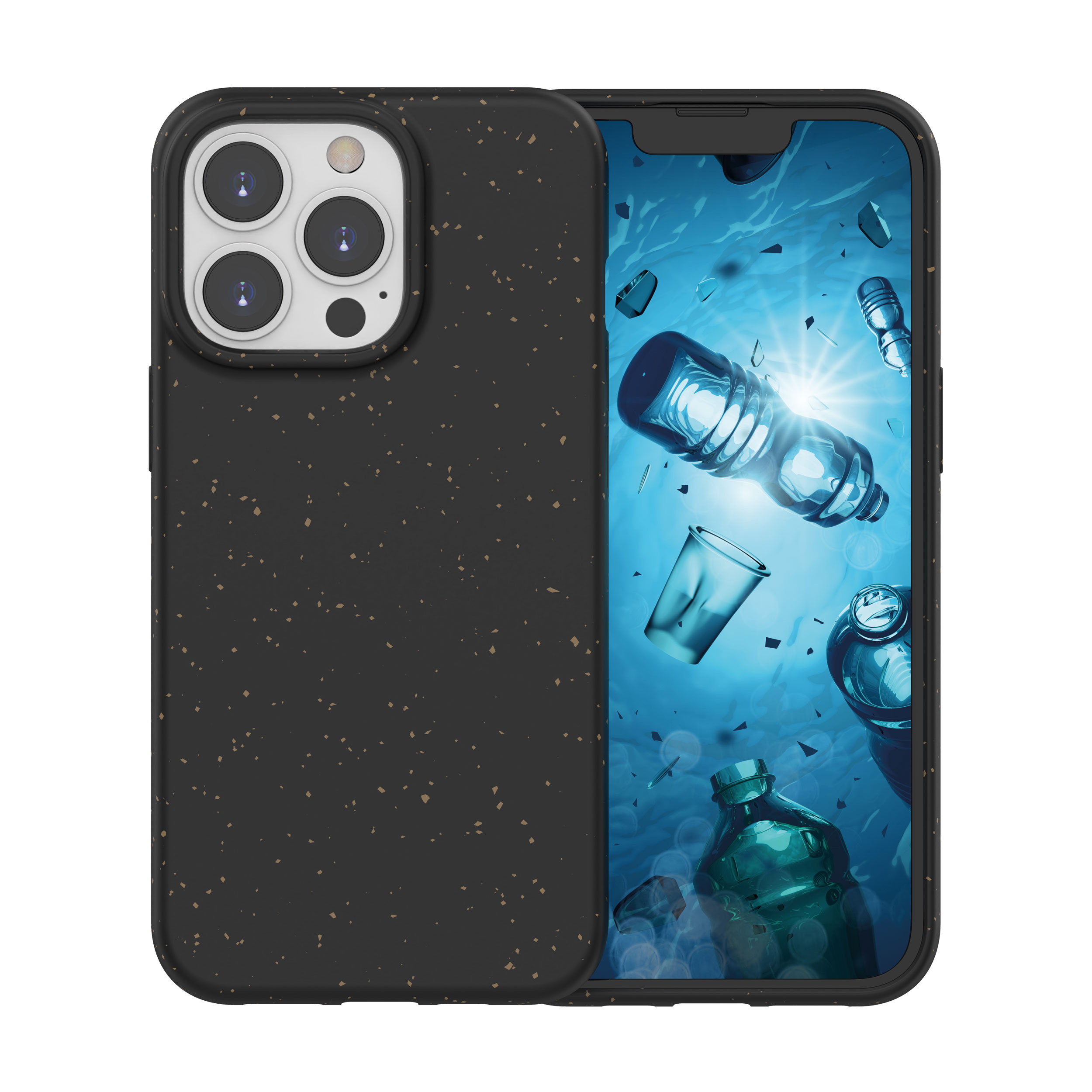 Pro Biologisch-abbaubare IPhone Backcover, black 13 KMP Pro (2021), 13 Schutzhülle 6,1\