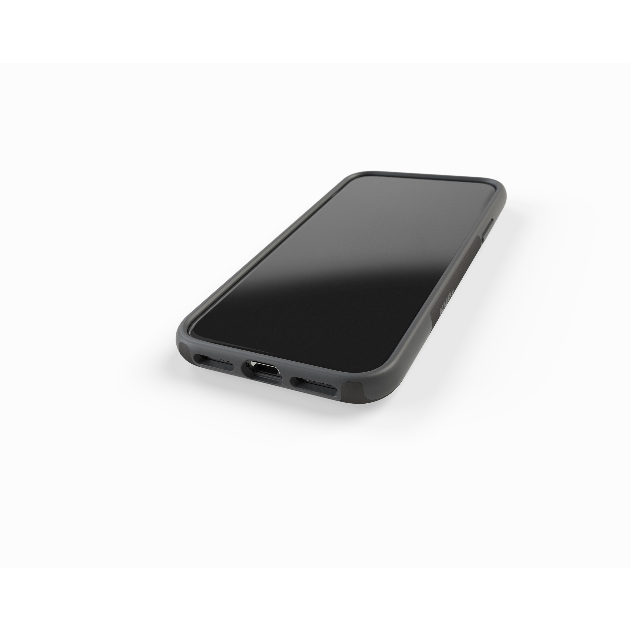 IPhone iPhone für KMP Apple, XR, Stone, Sporty Black Backcover, stone black Schutzhülle XR