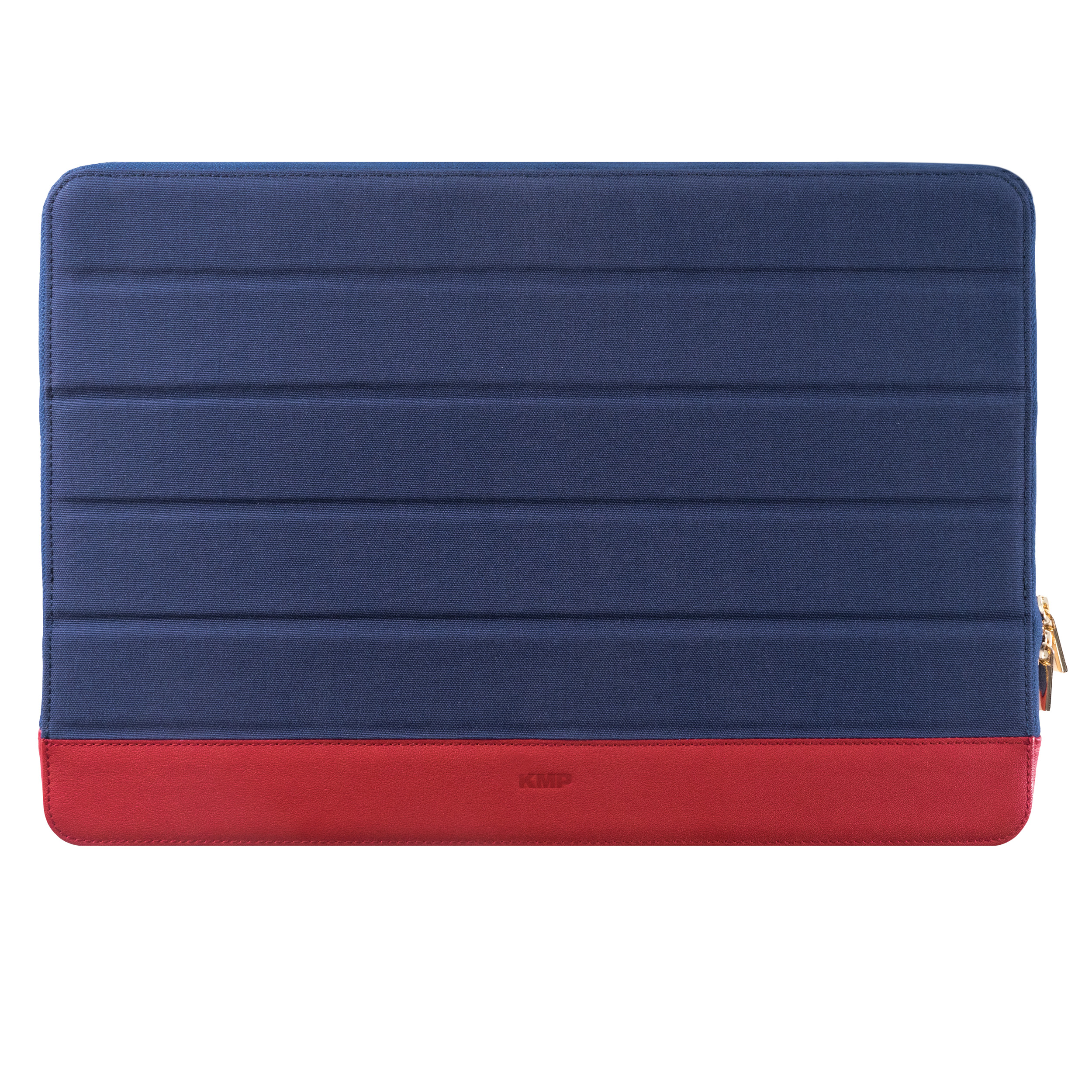 KMP Sleeve Sleeve MacBook Notebook für red 13 Sleeve für blue Blue/Red Textil, Apple Echtleder, / Air