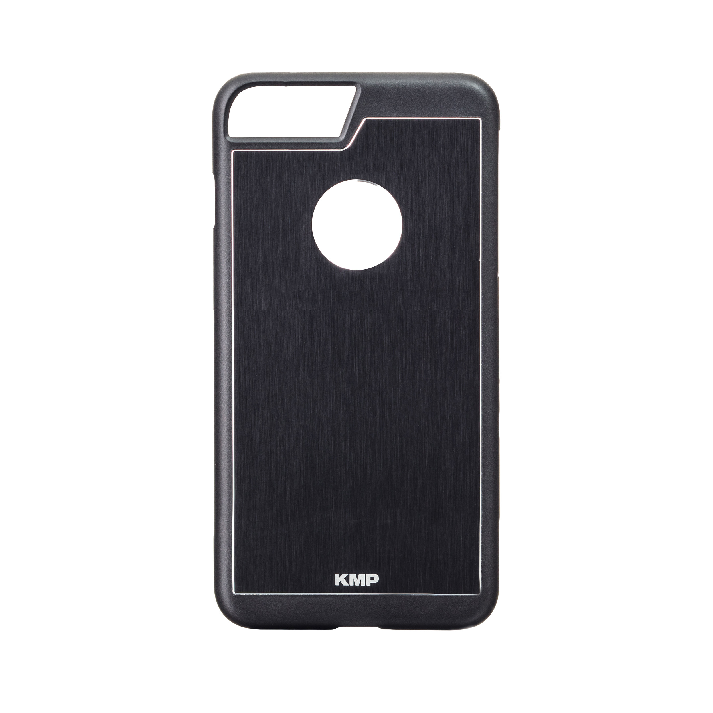 KMP Aluminium Schutzhülle für Apple, iPhone Black, Plus, 7 Backcover, Plus 7 iPhone black