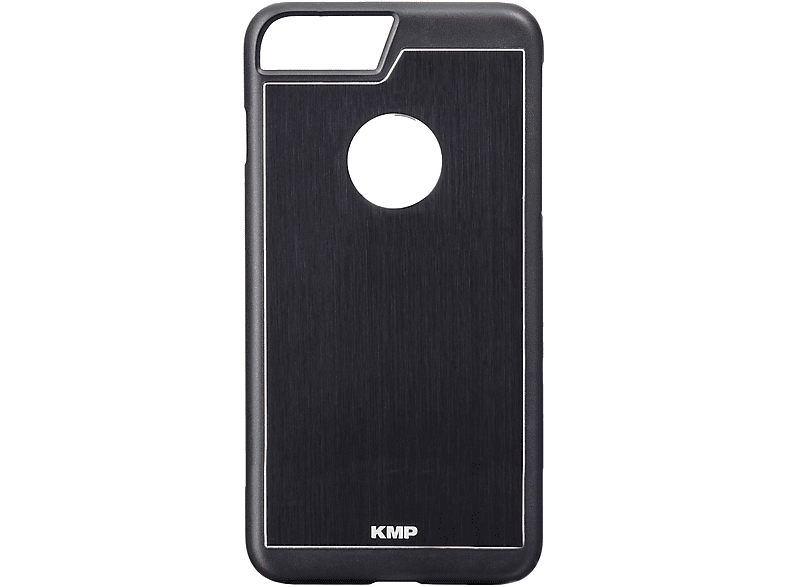 KMP Aluminium Schutzhülle für iPhone 7 Plus Black, Backcover, Apple, iPhone 
7 Plus, black