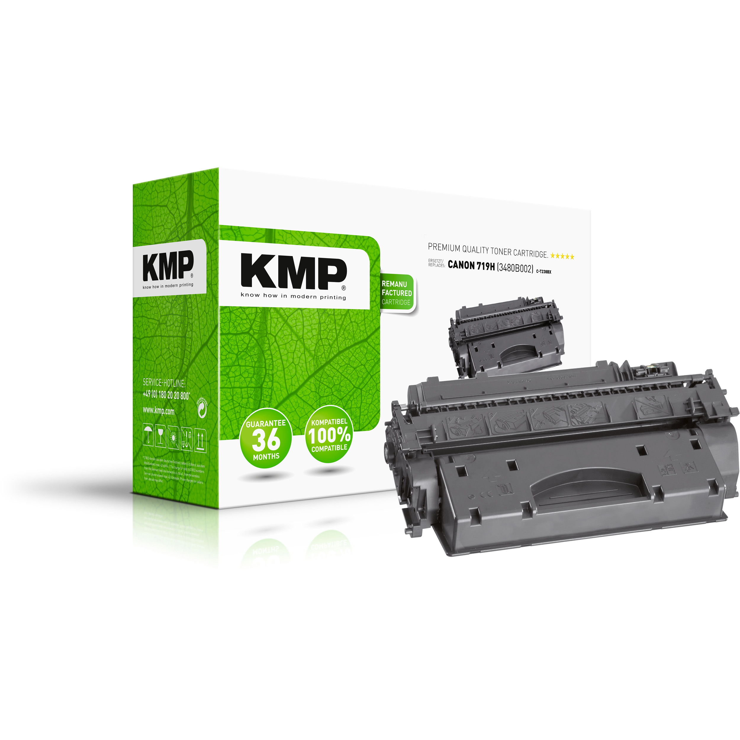 Toner Canon schwarz für Black (3480B002) Toner KMP (3480B002) 719H