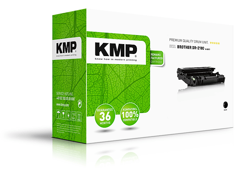 KMP Trommel DR2100 (DR2100) black Toner für Brother