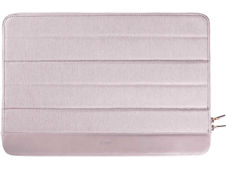 KMP Sleeve Echtleder, pink Sleeve für Apple Sleeve MacBook für gray / 13 Gray/Pink Notebook Air Textil