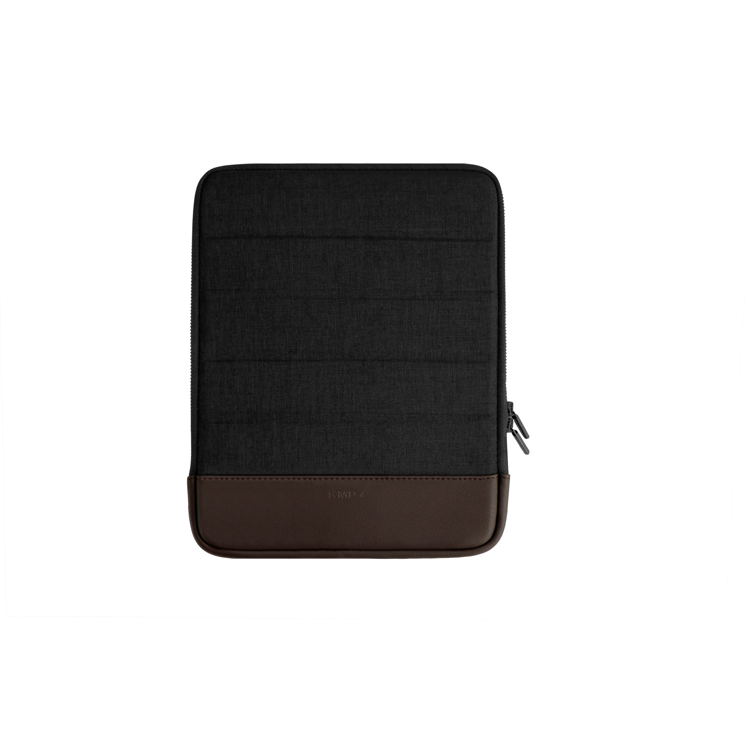 KMP Sleeve für 9,7 5/6 in Anthracite/Brown iPad Sleeve biobasiertes für Notebook Gen., Textil, Sleeve anthracite-brown 10,5/11 Apple Lederoptik, Air/2, Material Pro