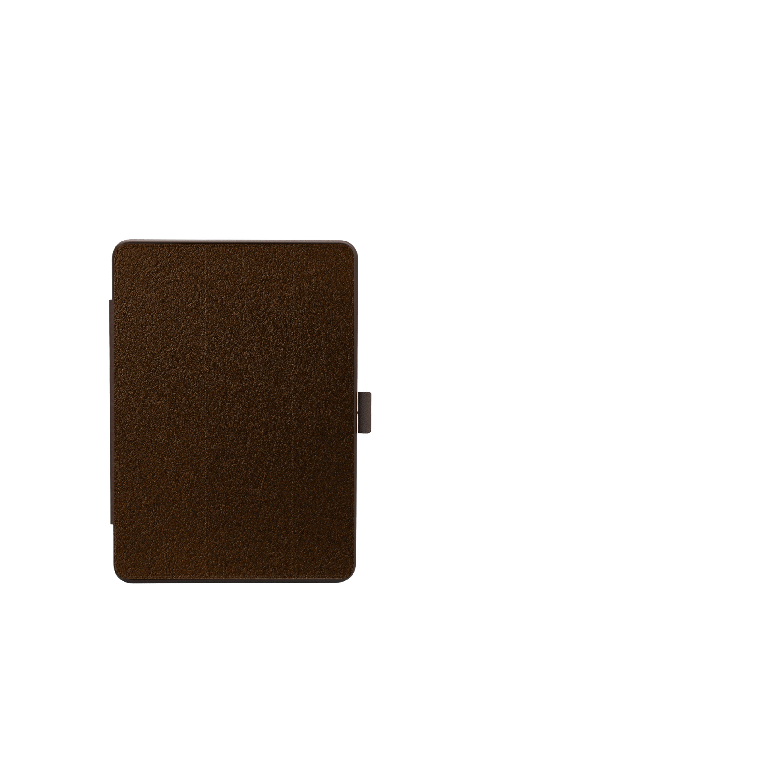 KMP Schutzhülle für iPad case Backcover Protective PC, brown Silikon, Lederoptik, 9,7 für Mirkofaser, choco mit in Material Brown Stiftfach Apple Choco biobasiertes