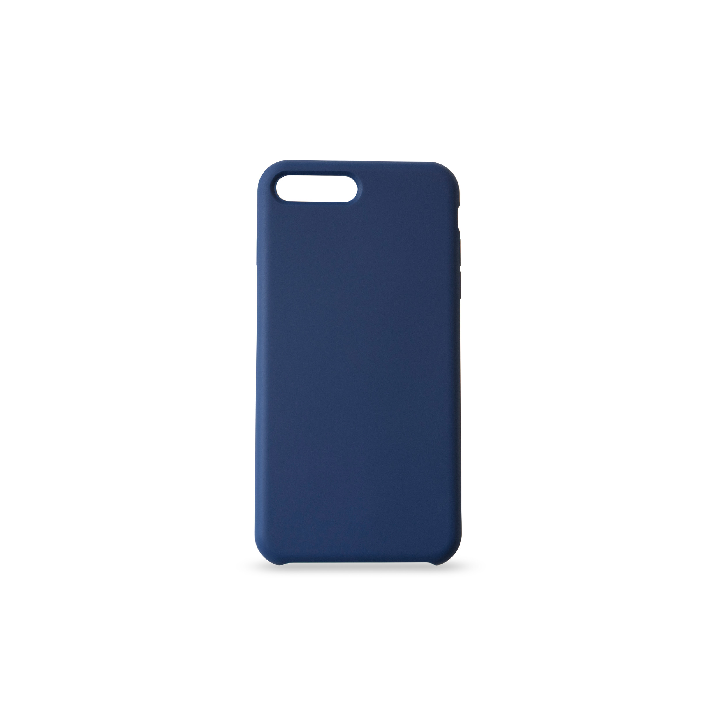 KMP Silikon Schutzhülle für iPhone IPhone 8 Plus Midnight Blue, midnight Plus, Backcover, 8 blue Apple