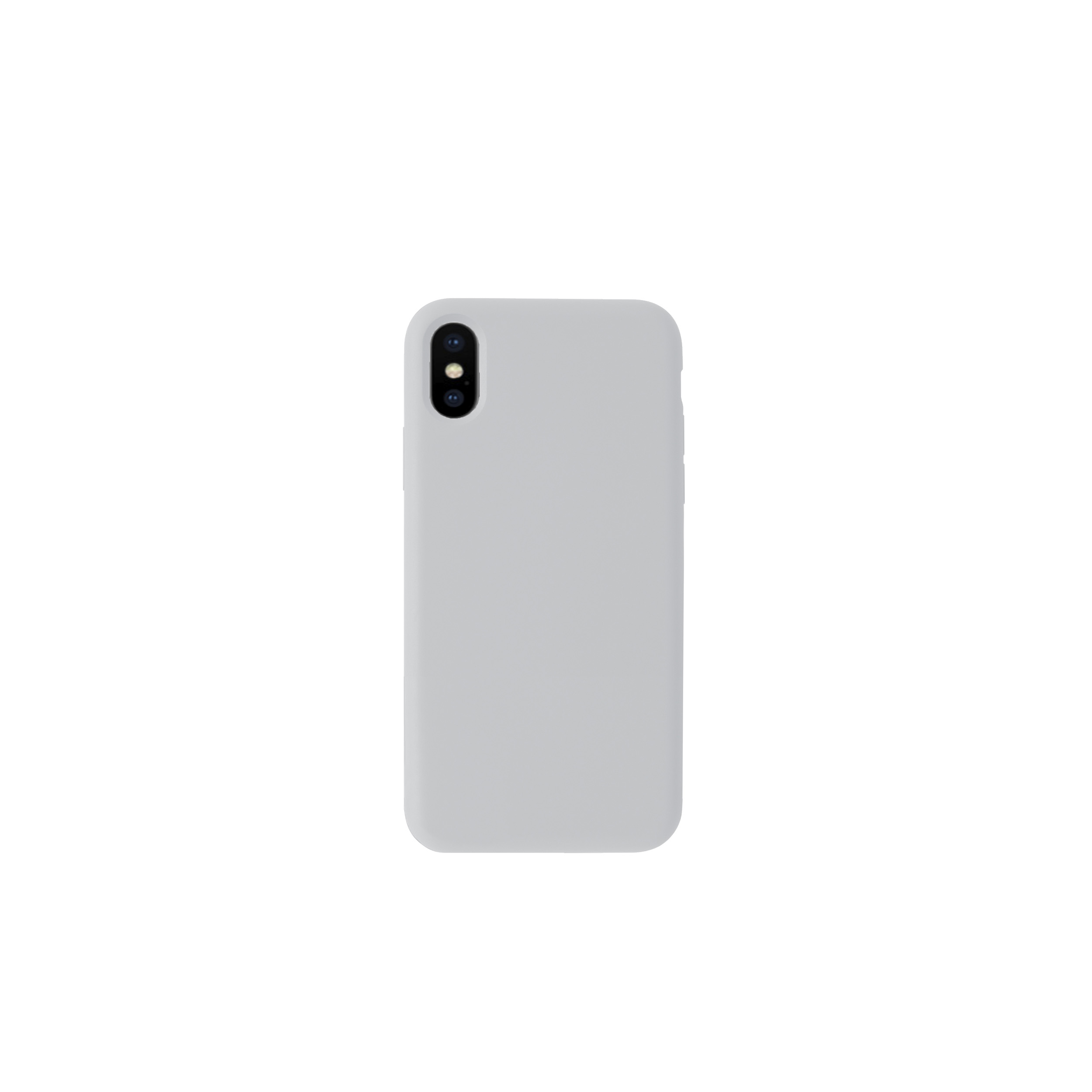 KMP Silikon Schutzhülle für iPhone Apple, Full Max Cover, Max, gray Quiet quiet XS iPhone XS Gray