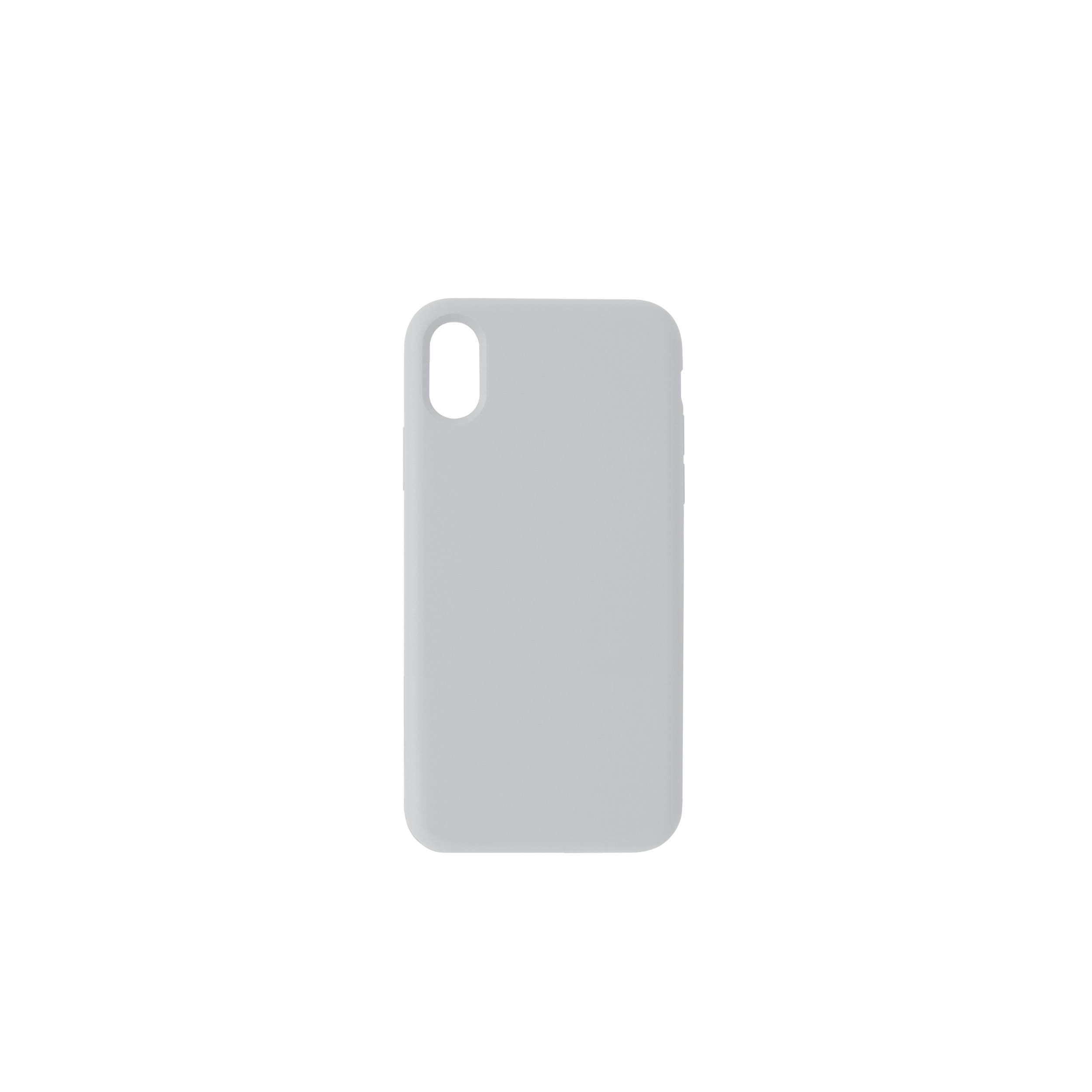 KMP Silikon Schutzhülle für iPhone Apple, Full Max Cover, Max, gray Quiet quiet XS iPhone XS Gray