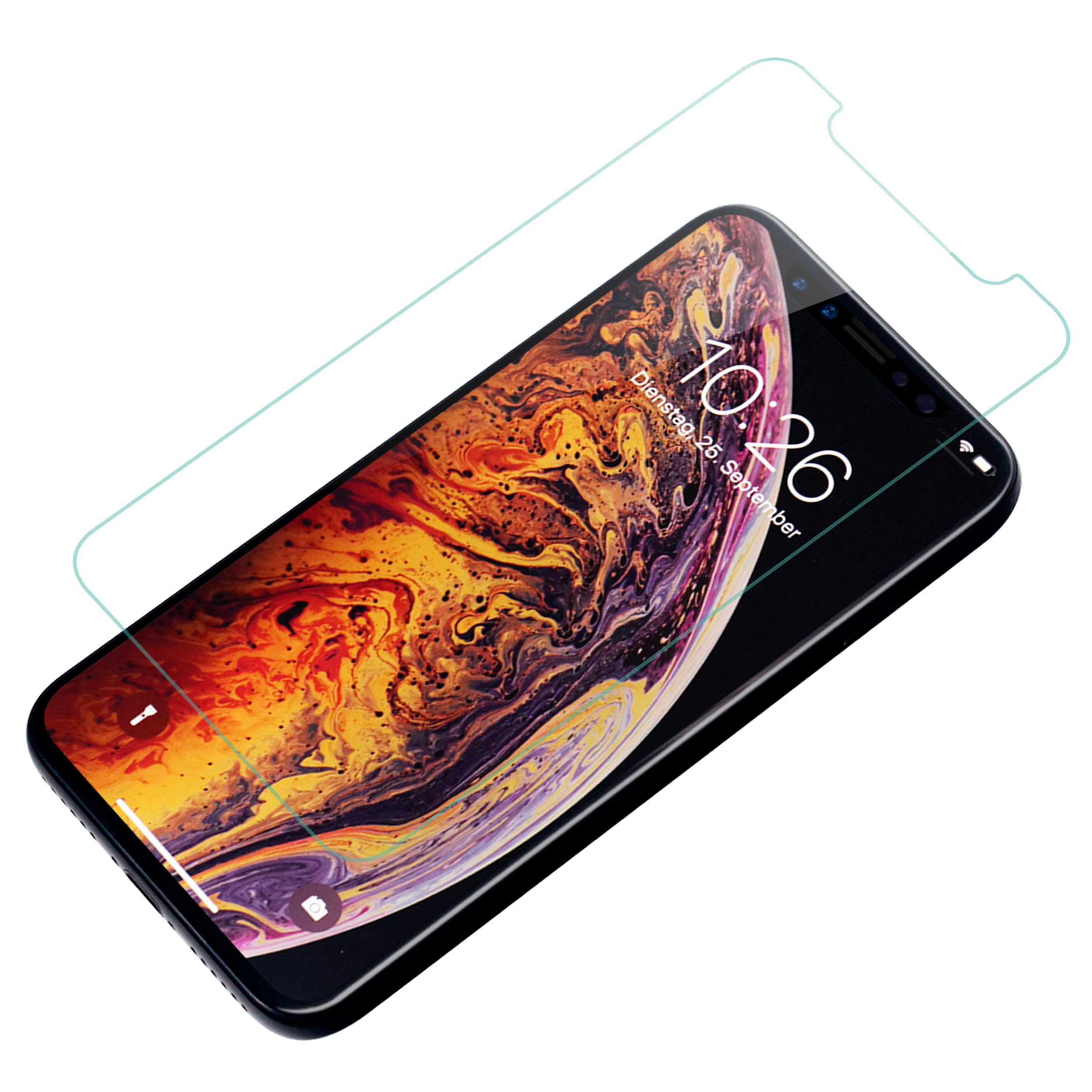 KMP Comfort Slim protective Displayschutz 11 X, XS, Apple Display 11 Transparent glass(für Pro iPhone Pro) X, IPhone XS, für