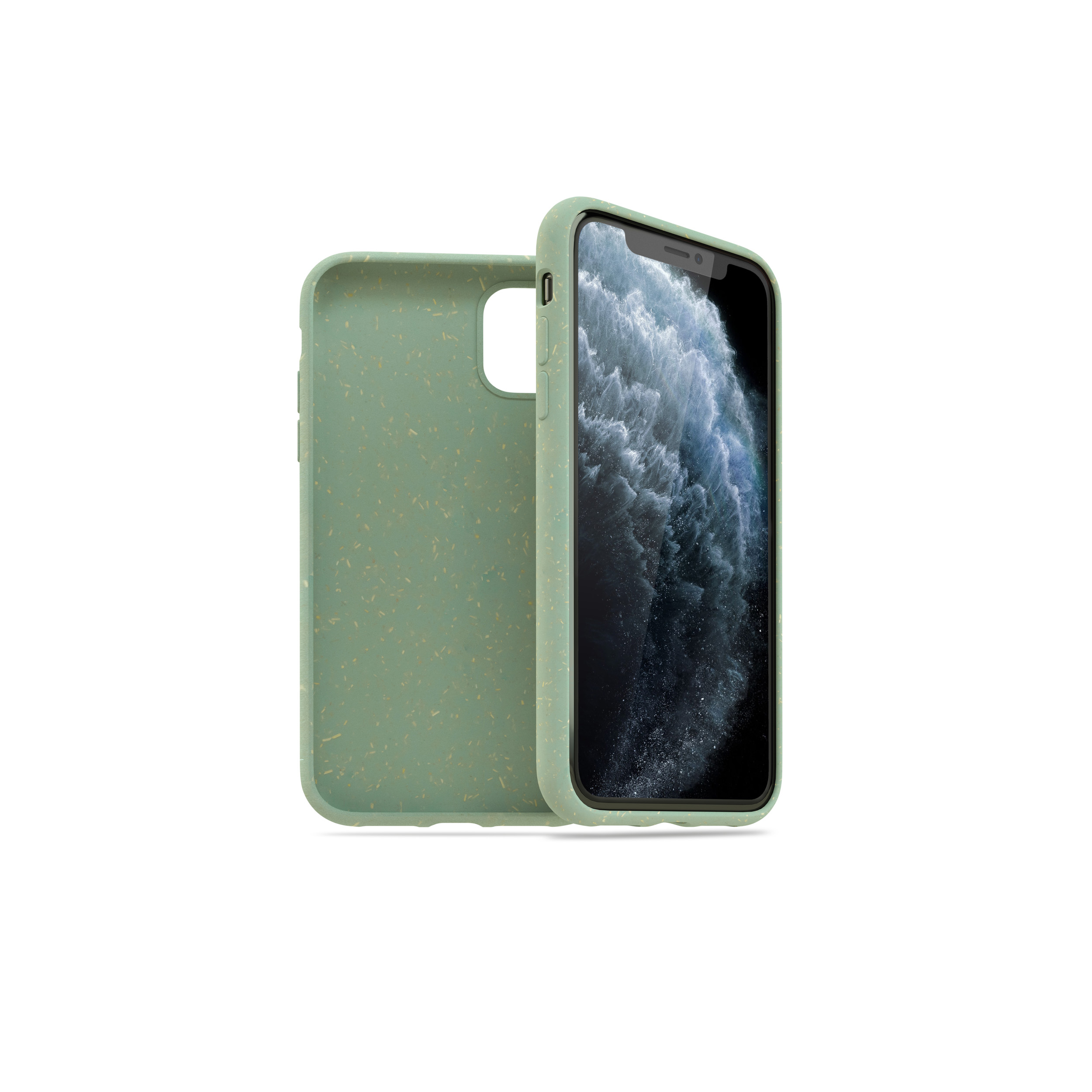 Apple, Biologisch-abbaubare Max, KMP iPhone Schutzhülle iPhone mint-green Rucksack, 11 Pro Pro für Max Mint-Green, 11