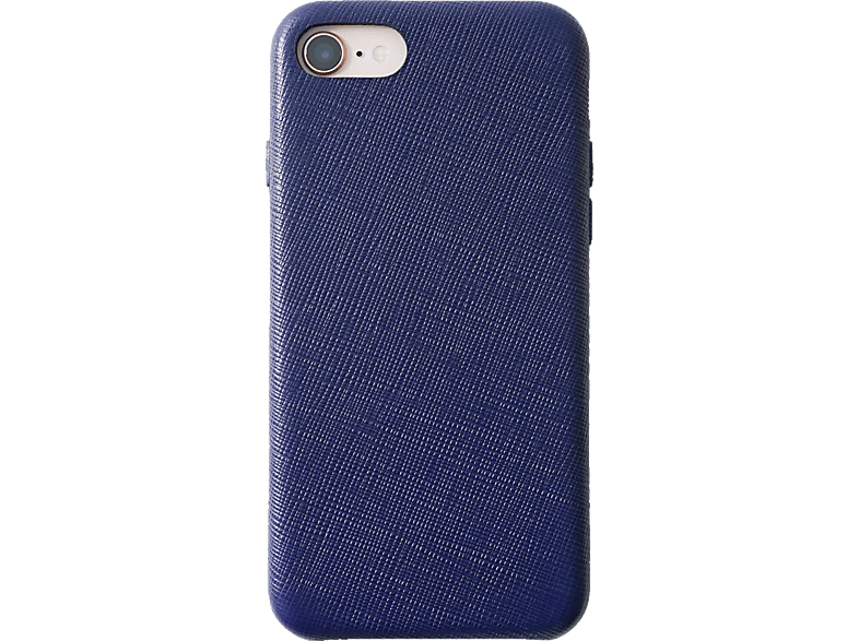 KMP Echtleder iPhone Schutzhülle für SE2, 7, (2020), 6/7/8, Backcover, 8, Apple, iPhone 6, (2022), SE2 SE3, iPhone Blue, blue SE3