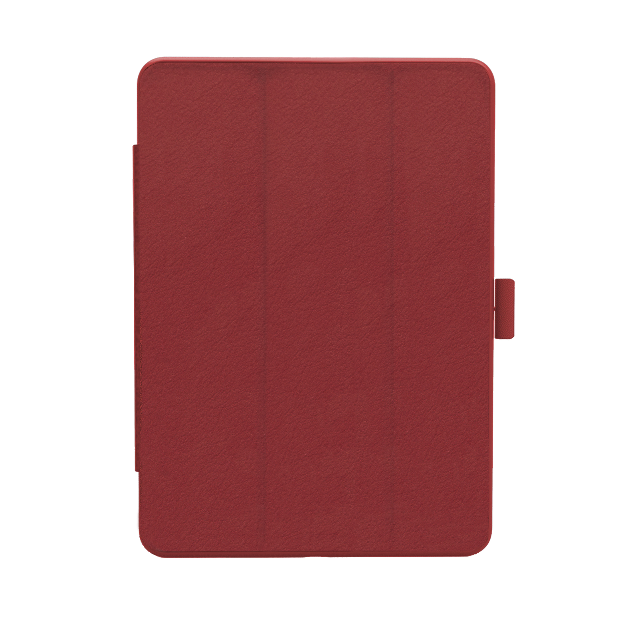 KMP Schutzhülle für iPad 9,7 PC, Apple für Mirkofaser, cherry red Silikon, Lederoptik, Backcover case Stiftfach Material Protective Cherry in Red mit biobasiertes