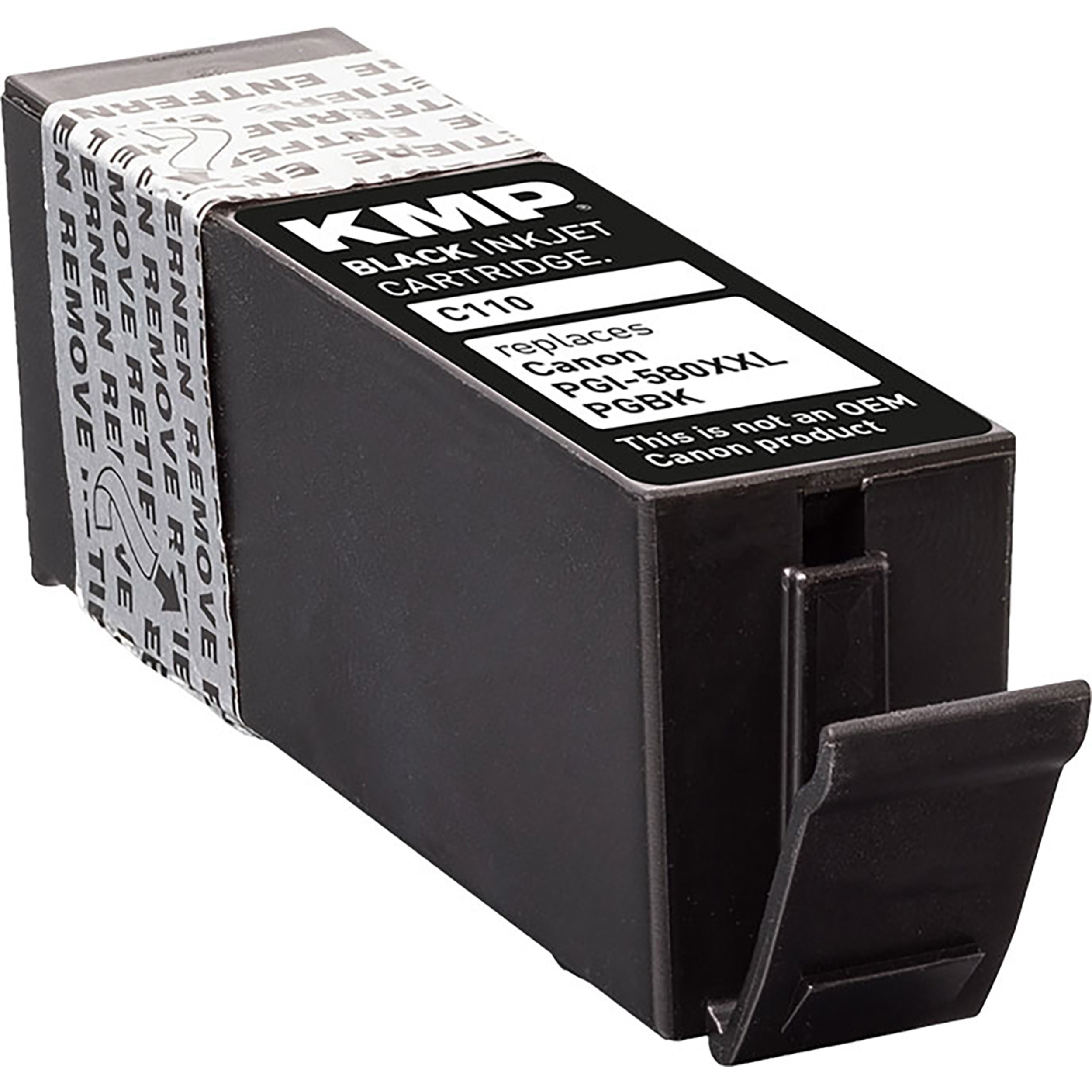 KMP Tintenpatrone für Canon (1970C001) (1970C001) Ink black Cartridge 580PGBKXXL Black