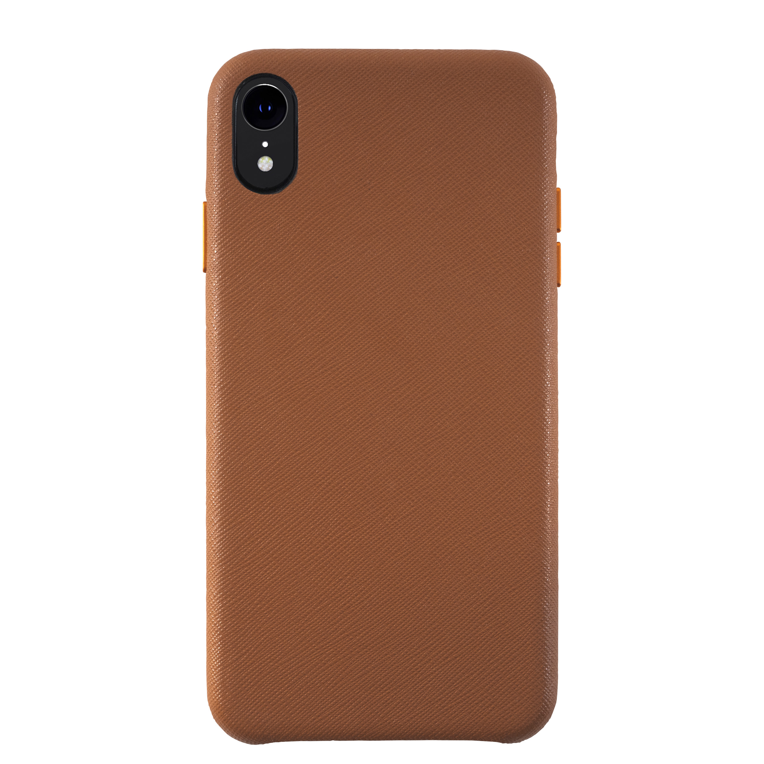 meerkat iPhone Leder Full für Vegane KMP brown Apple, Schutzhülle XR, Meerkat XR Cover, Brown, iPhone