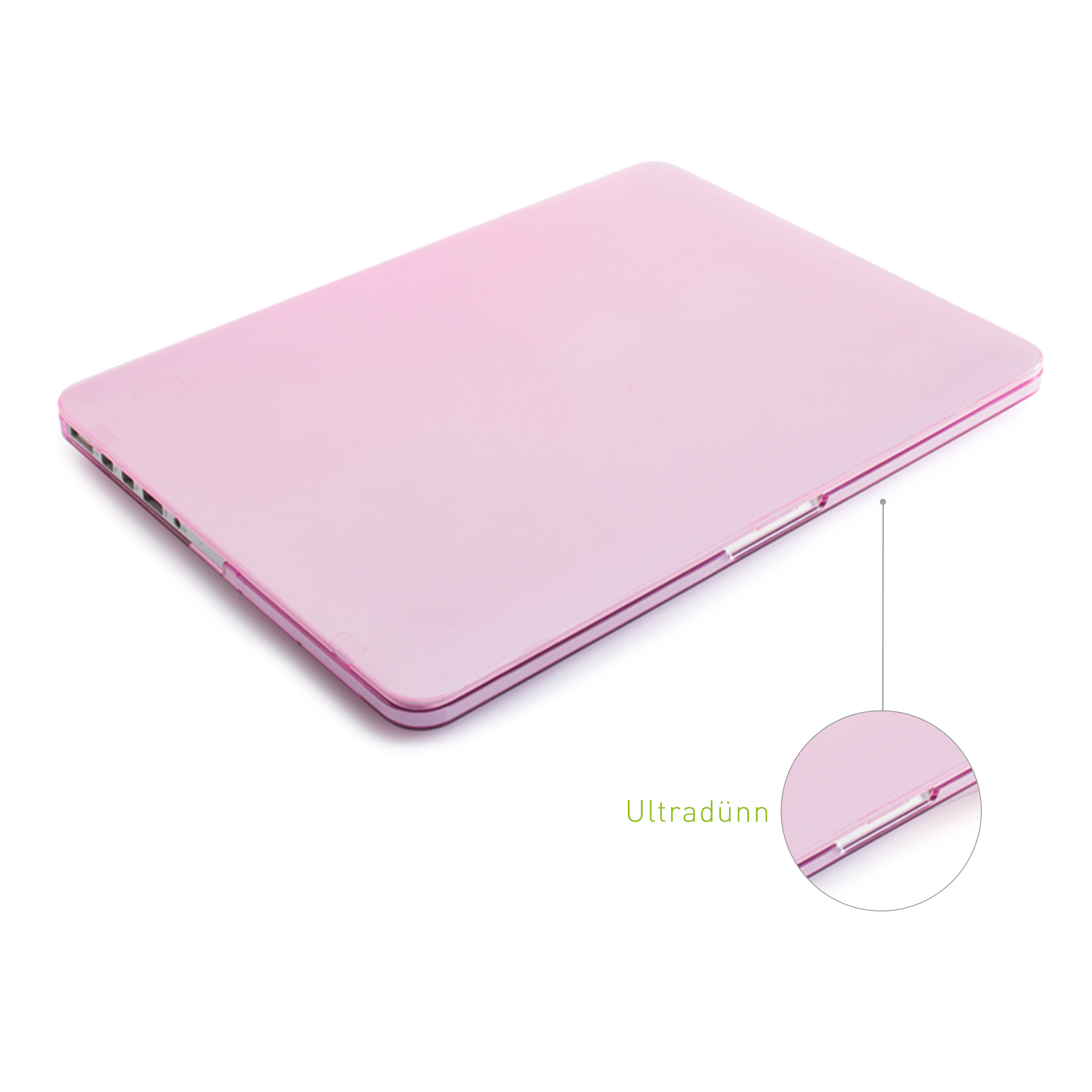 Protective MacBook PC, Schutzhülle Apple Retina, KMP Pro Full 10/2013, 08/2014 pink 13\