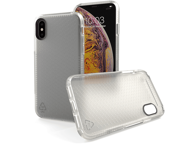 KMP Sporty Schutzhülle für transparent-weiß Full XS, IPhone Cover, X, Transparent, X iPhone XS, Apple