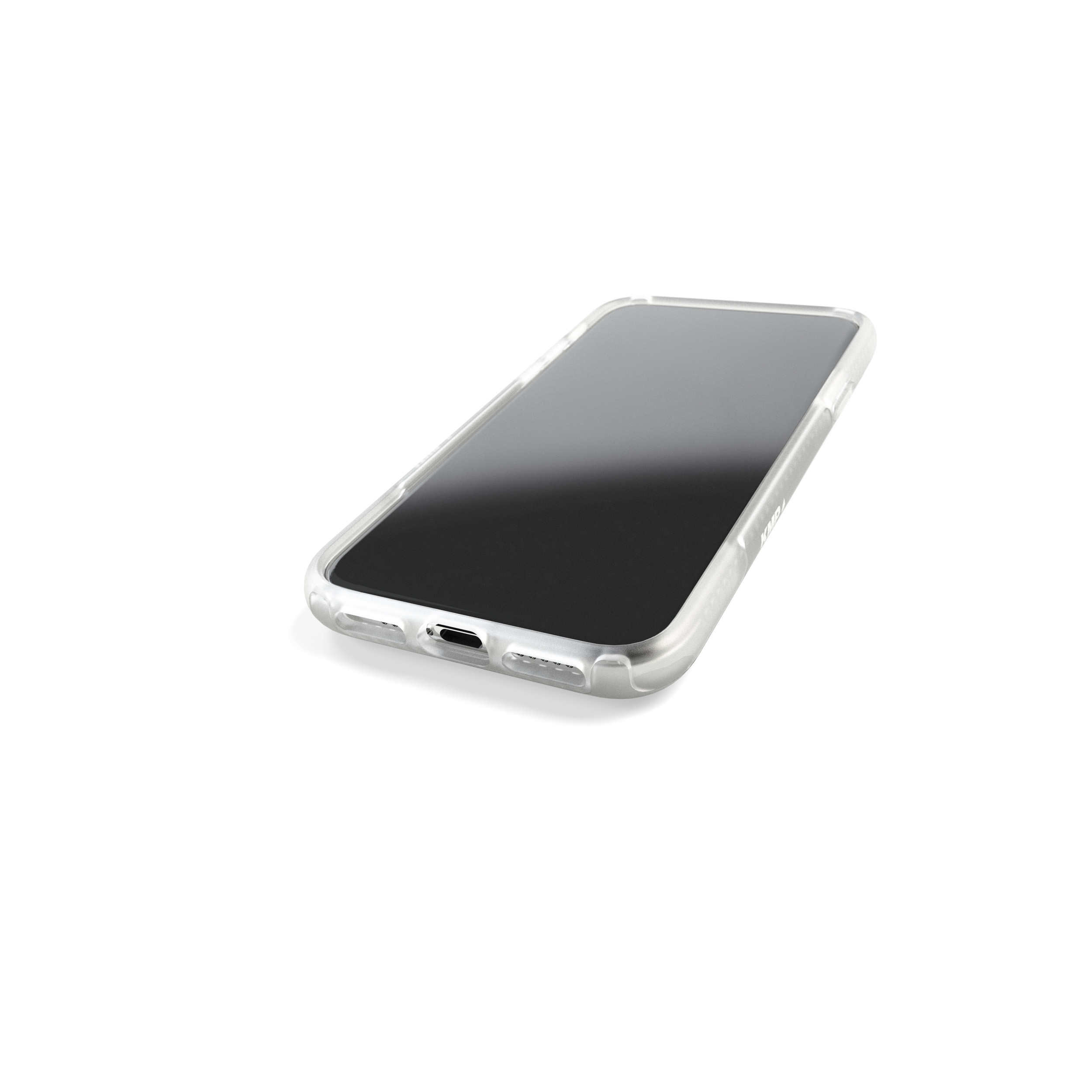 KMP Sporty XS, für Cover, X IPhone Schutzhülle transparent-weiß Transparent, Full XS, Apple, X, iPhone