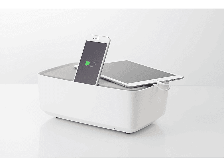 White Box iPhone für iPad, KMP Charging Charging Box