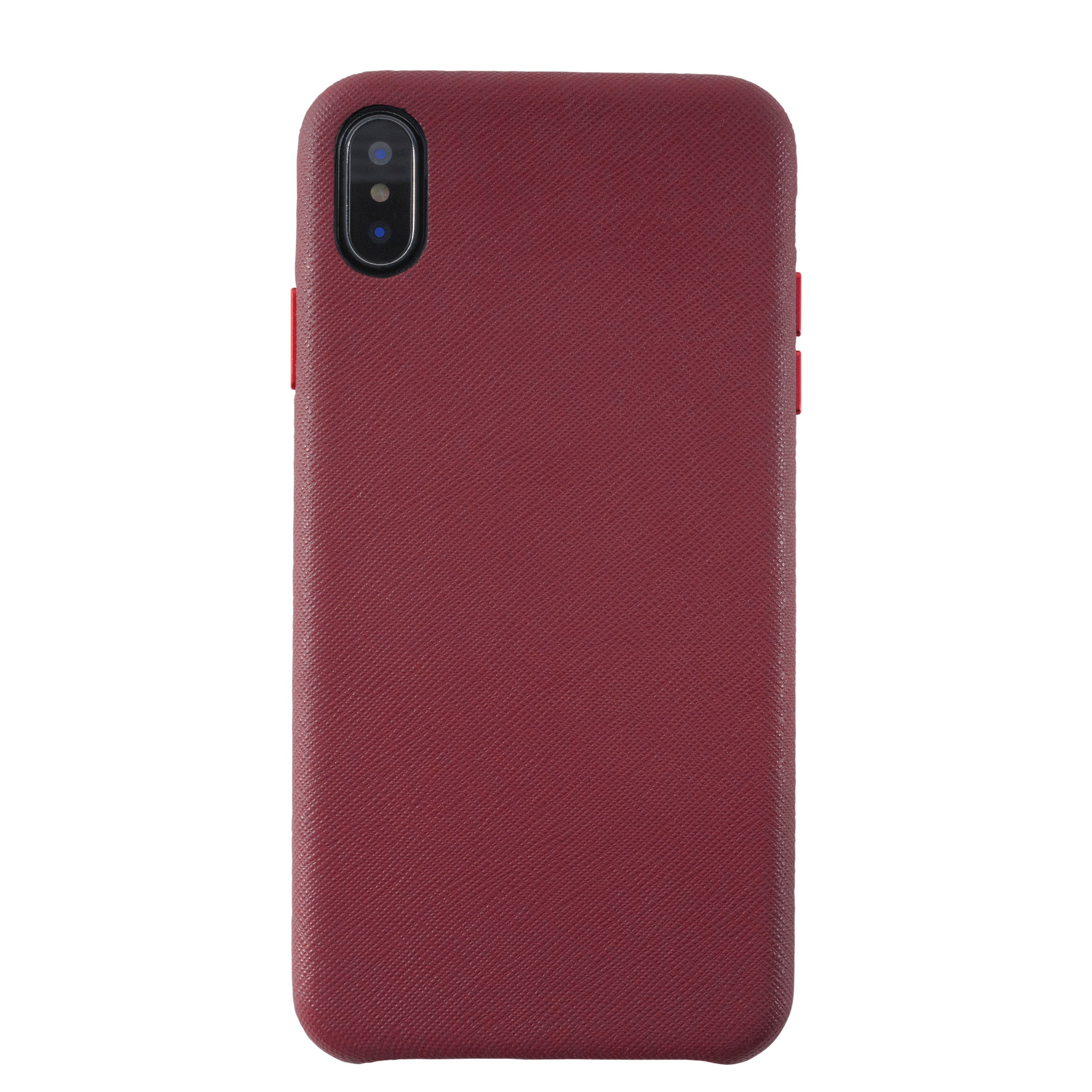 pear Schutzhülle für Max, Pear Apple, Leder Max Vegane Red, XS iPhone Cover, red XS Full iPhone KMP