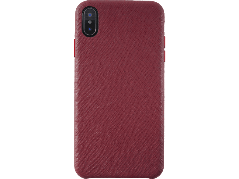 KMP Vegane Leder Schutzhülle für iPhone XS Max Pear Red, Full Cover, Apple, iPhone 
XS Max, pear red