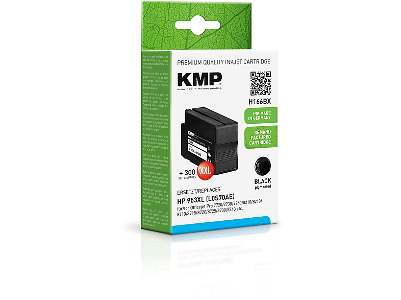 KMP Tintenpatrone für HP 953XL Black (L0S70AE) Ink Cartridge schwarz (L0S70AE)