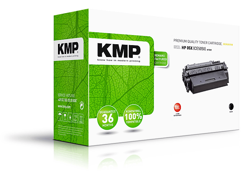 KMP KMP Toner für HP 05X Black (CE505X) XXL Toner schwarz (CE505X)