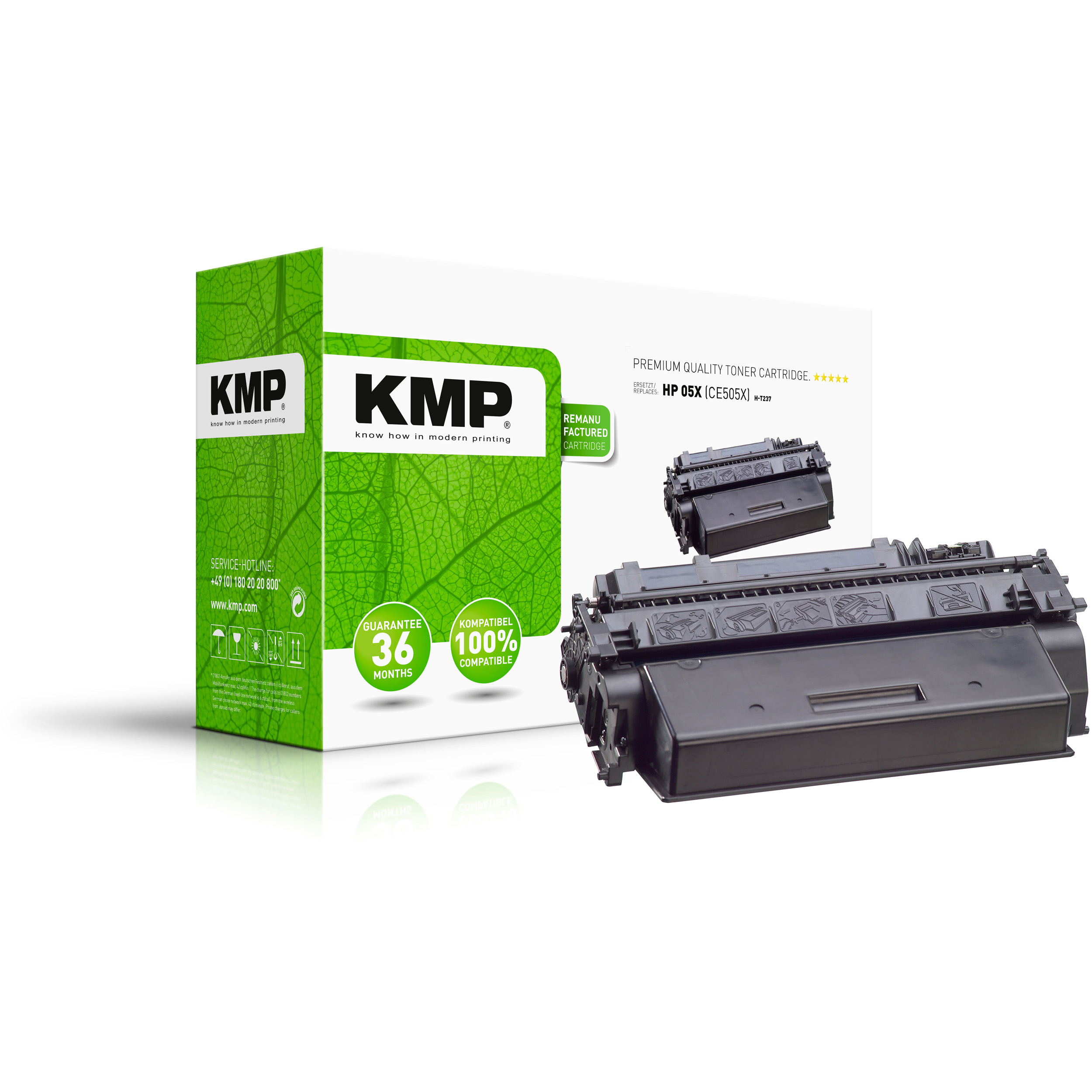 KMP (CE505X) KMP Black XXL (CE505X) 05X Toner für Toner HP schwarz