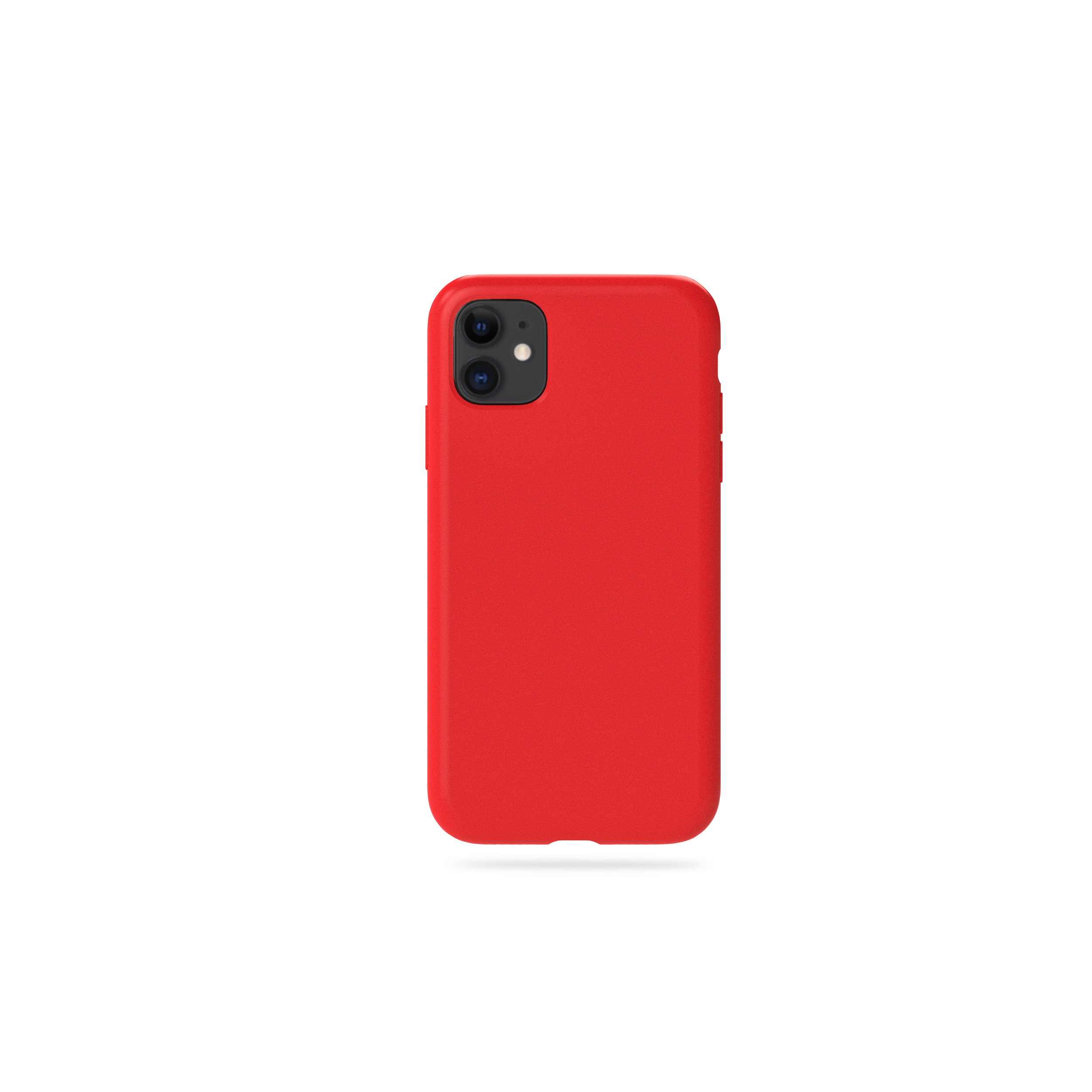 KMP Silikon Schutzhülle iPhone Red, iPhone 11, Apple, Backcover, red 11 für