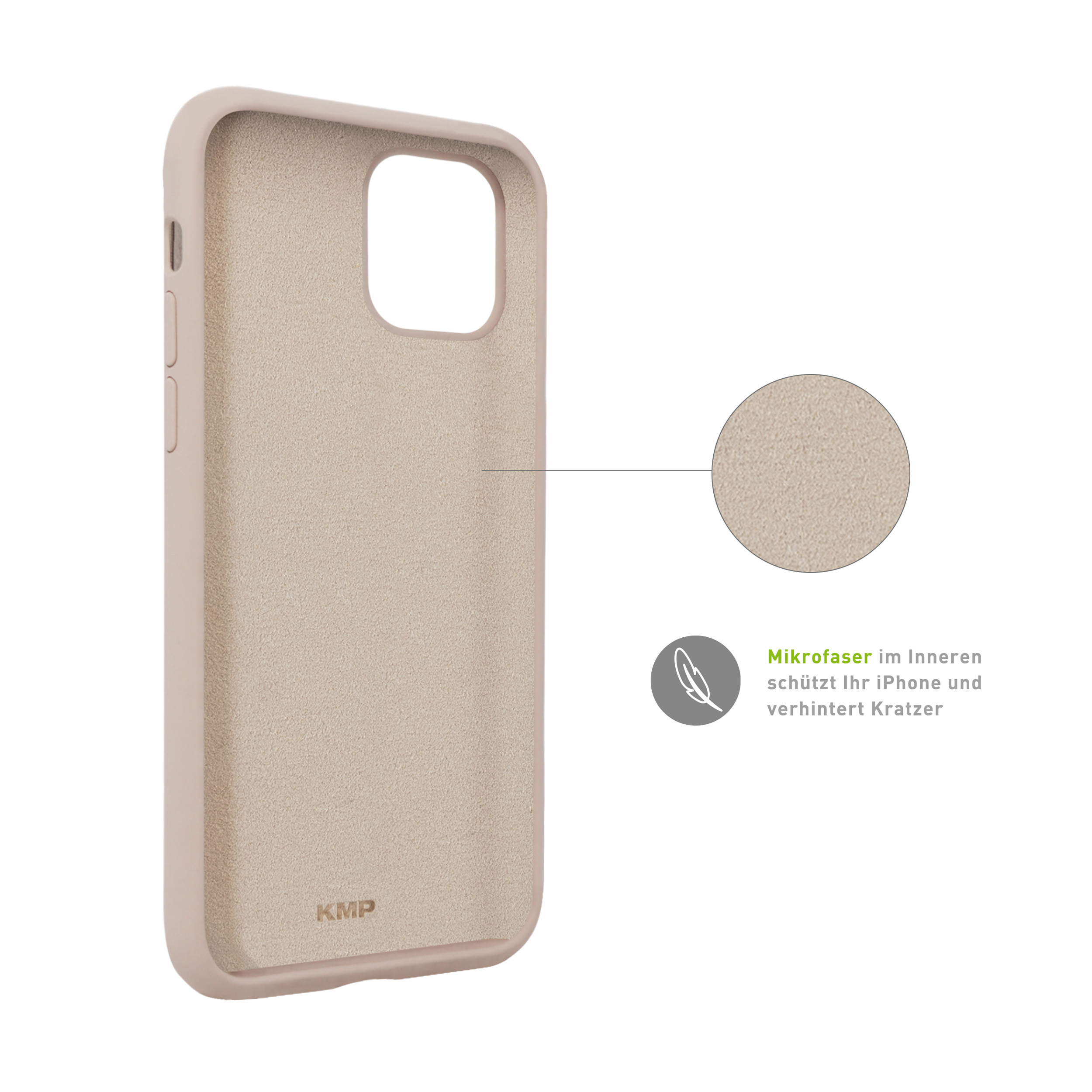 Max Silikon für Pro Apple, champagner Max, iPhone Backcover, Champagner, KMP 11 iPhone 11 Schutzhülle Pro