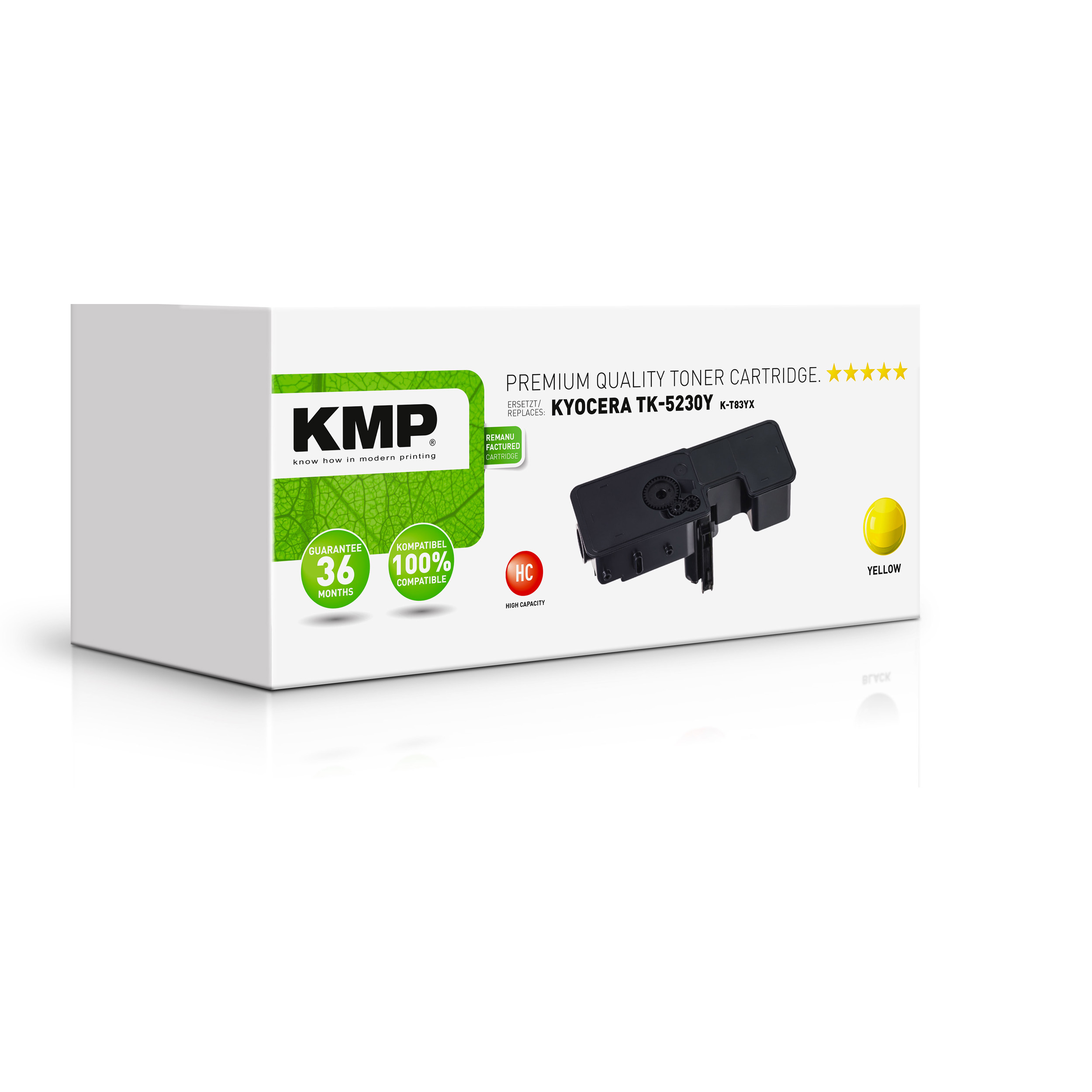 KMP für TK5230Y Kyocera Toner (1T02R9ANL0) (1T02R9ANL0) Yellow yellow Toner