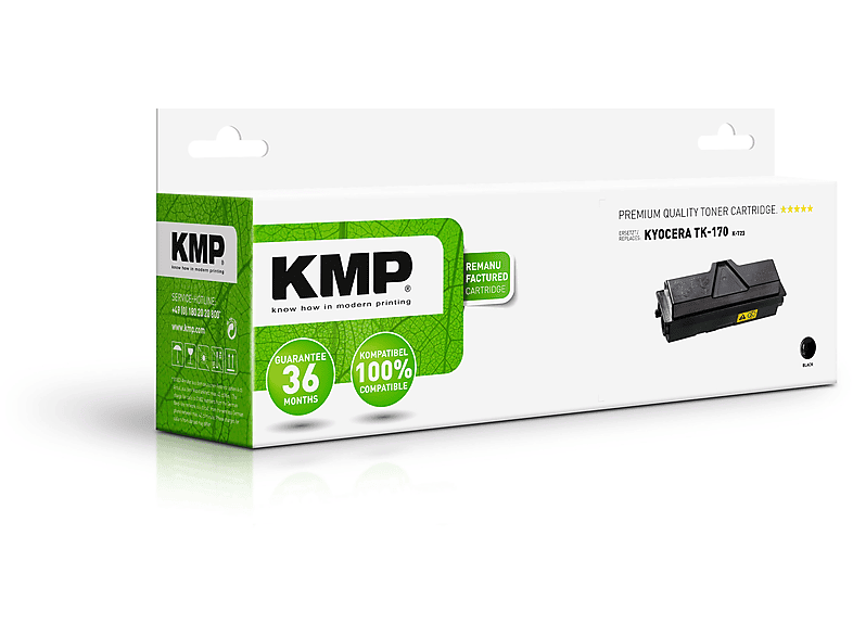 KMP Toner für Kyocera TK170 Black (1T02LZ0NL0) Toner black (1T02LZ0NL0)