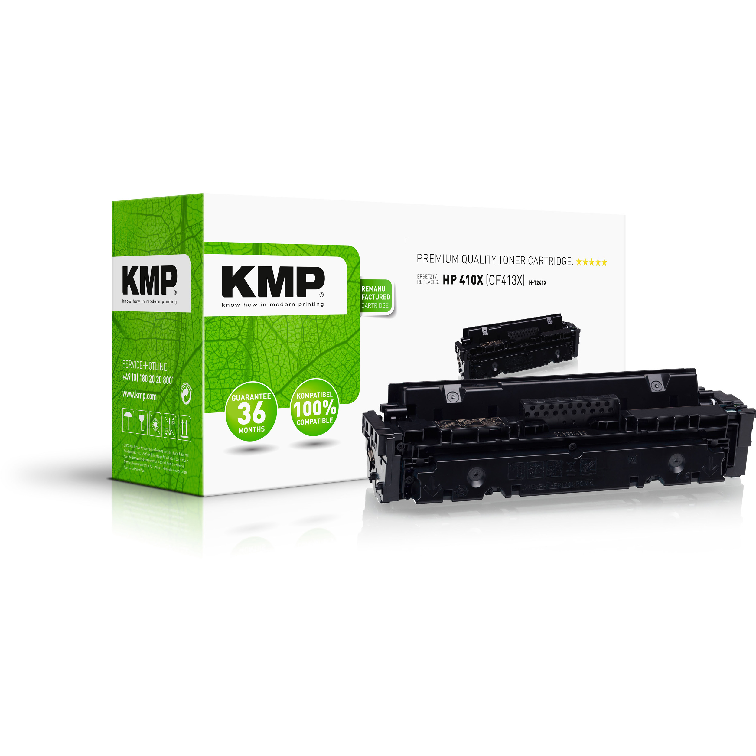 Toner HP magenta (CF413X) für KMP (CF413X) 410X Magenta Toner