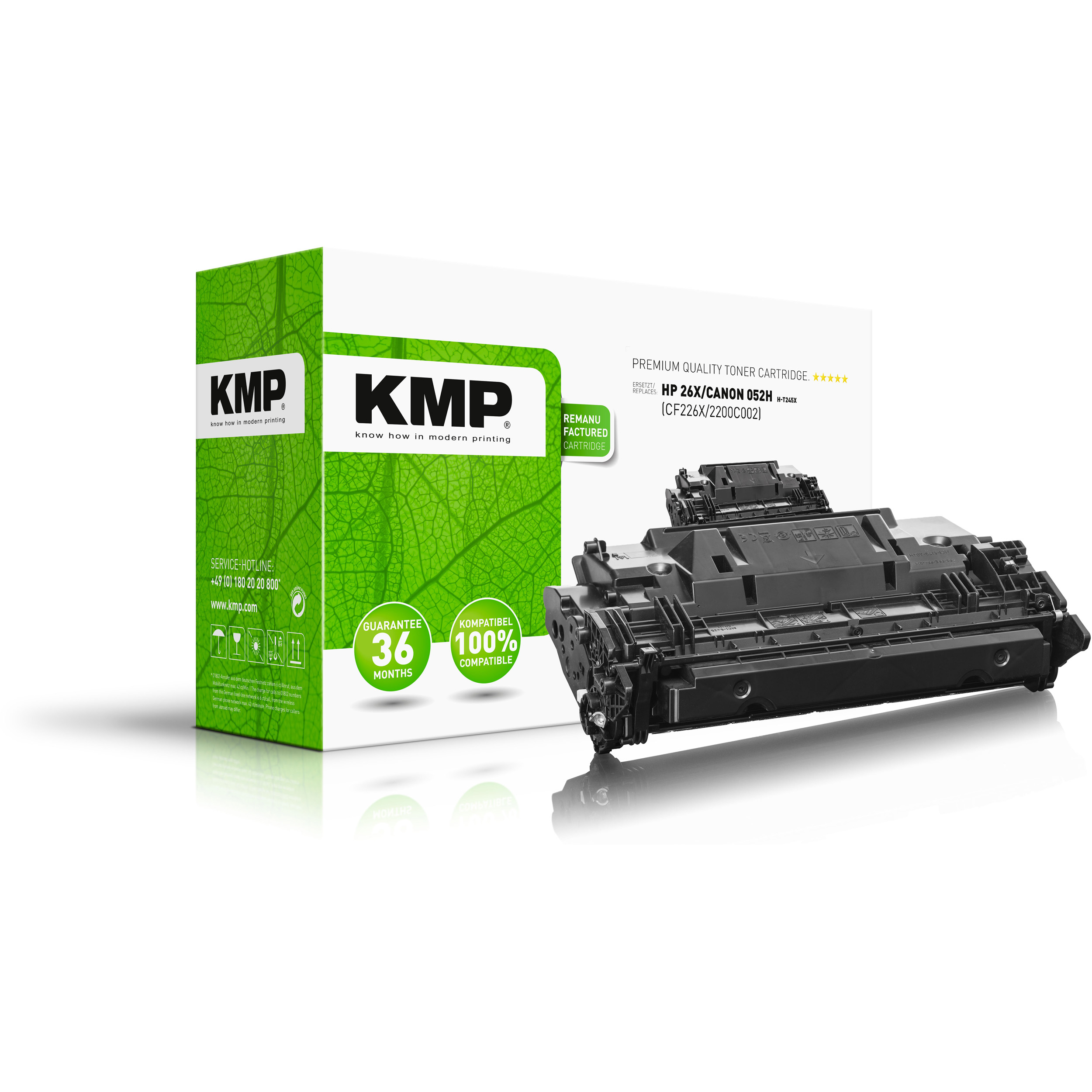 KMP Toner für HP 26X schwarz (CF226X) HC Premium Toner (CF226X) Black
