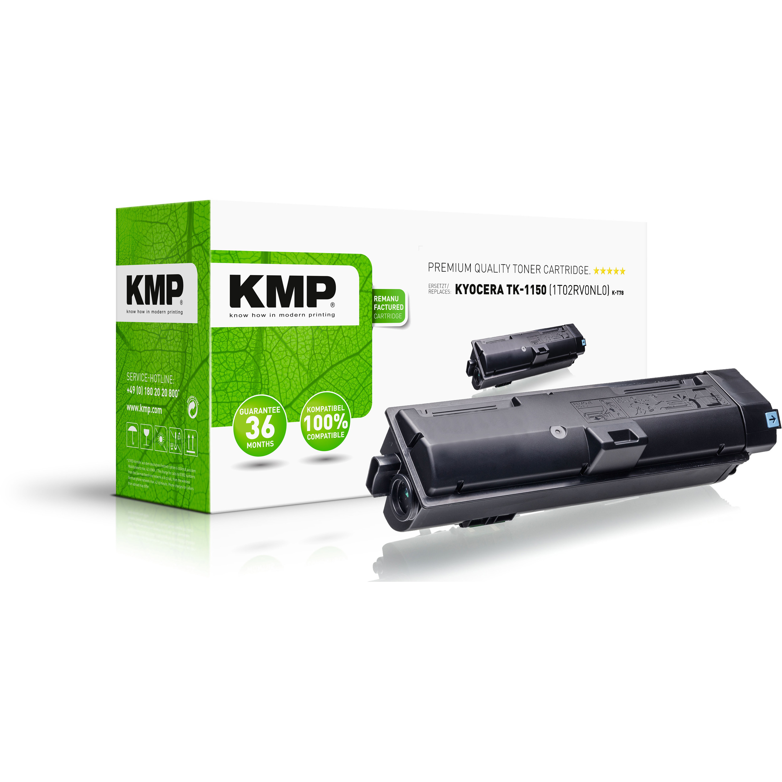 Black KMP TK1150 für (1T02RV0NL0) Kyocera black (1T02RV0NL0) Toner Toner