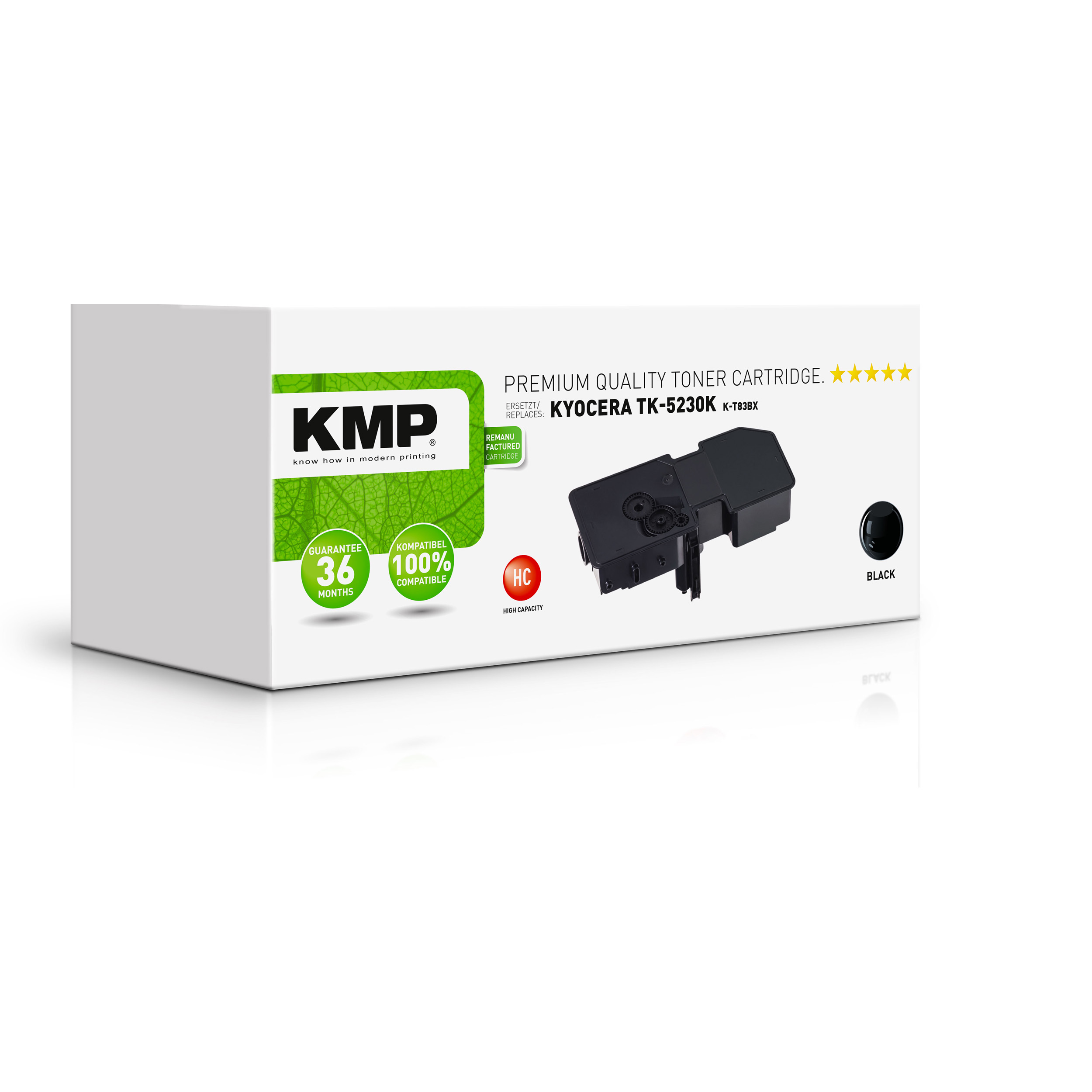 KMP Toner für Kyocera TK5230K black (1T02R90NL0) Toner (1T02R90NL0) Black