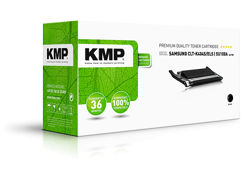 KMP Toner für HP CLTK404S black Black (SU100A, (CLTK404SELS) Toner CLTK404SELS)