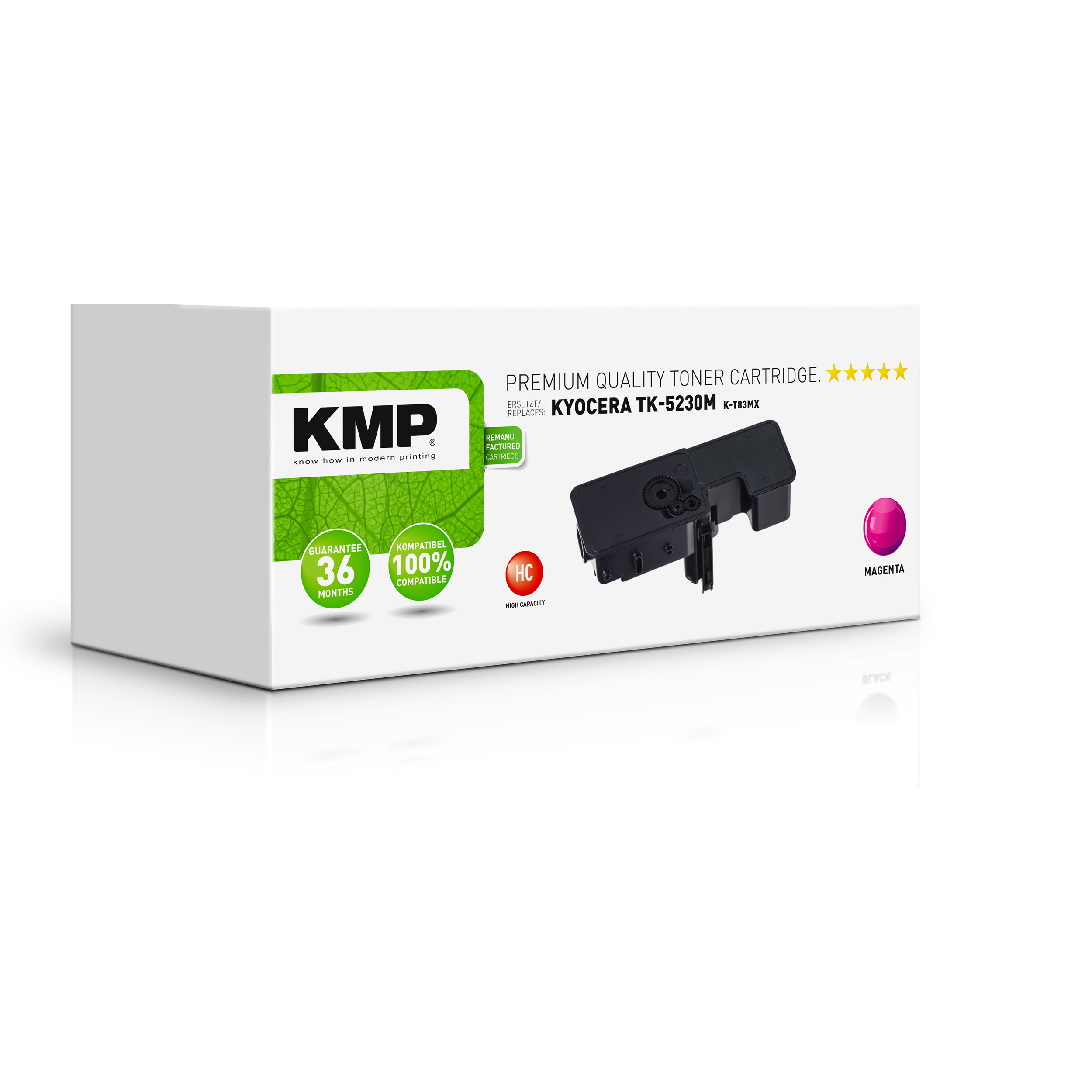 für Magenta KMP (1T02R9BNL0) magenta Toner Kyocera (1T02R9BNL0) TK5230M Toner